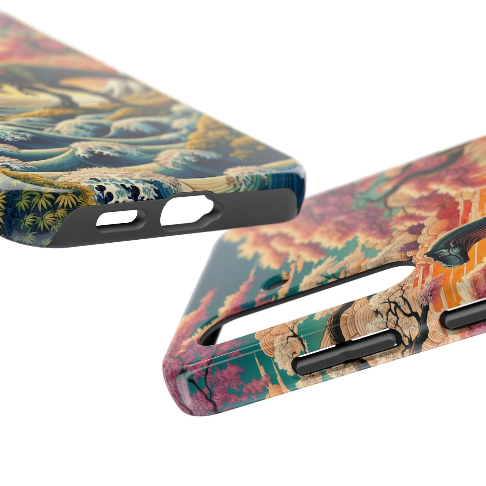 Dino Zen Waves - Dinosaur Phone Case