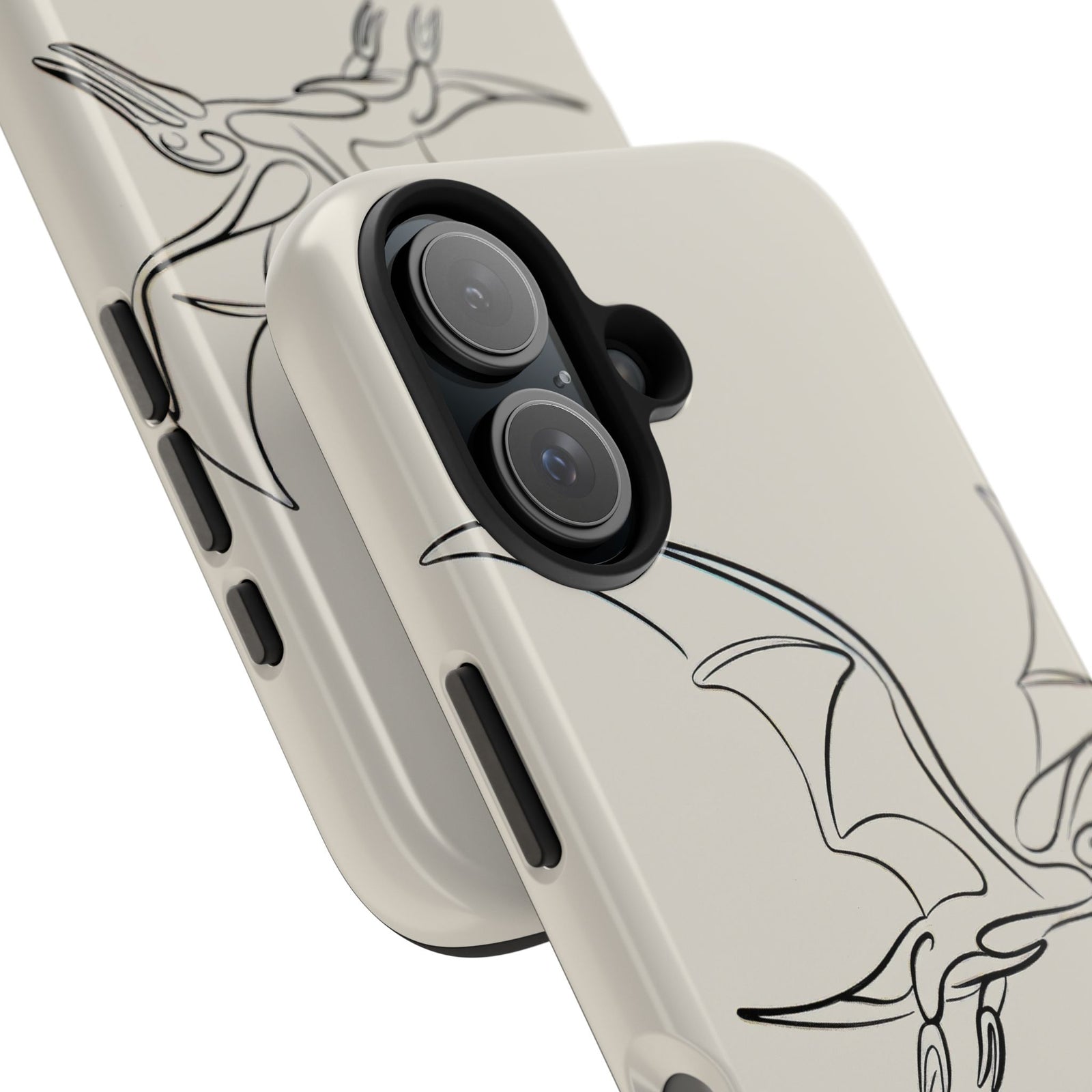 Pterodactyl Glide Art - Dinosaur Phone Case