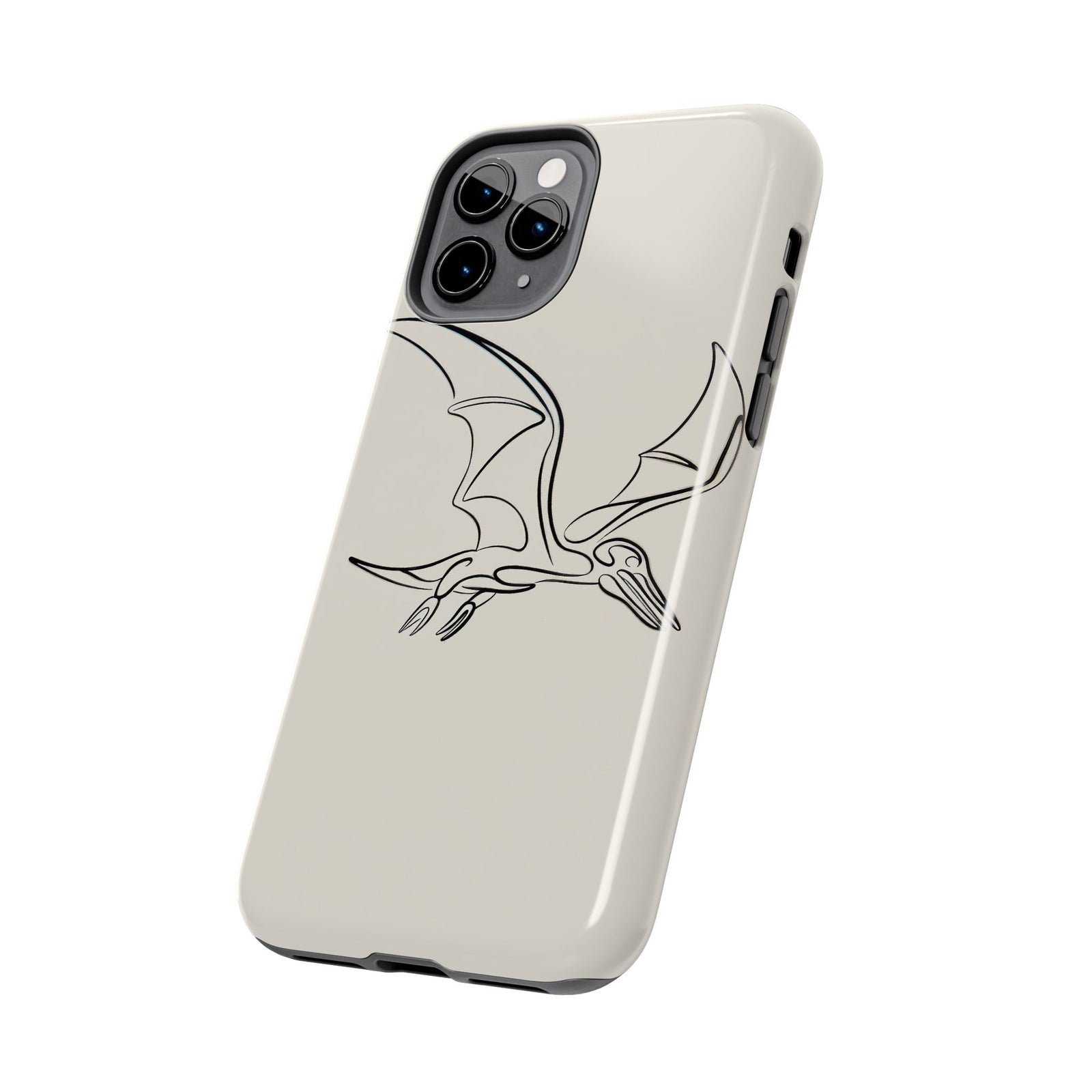 Pterodactyl Glide Art - Dinosaur Phone Case