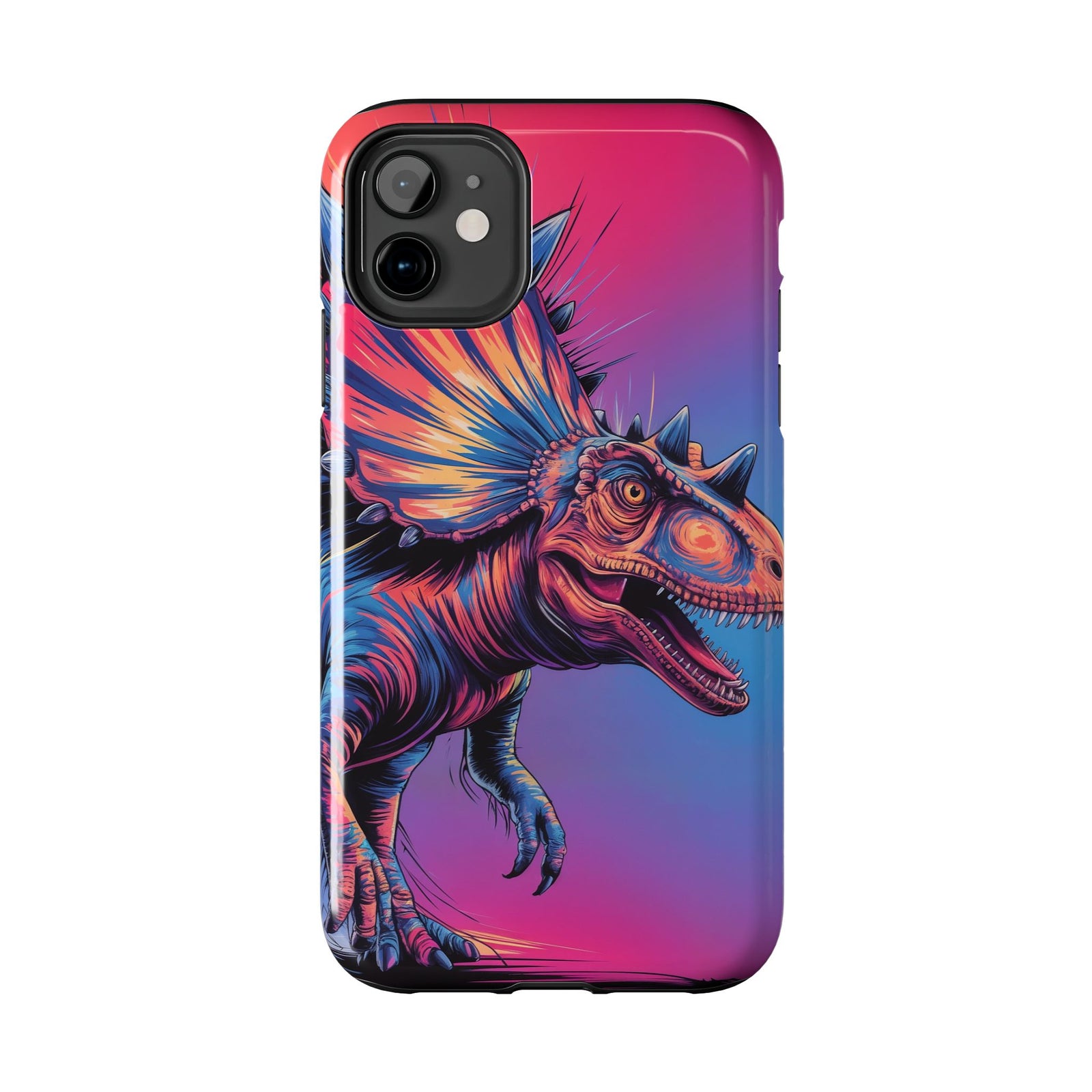 Styracosaurus Neon Roar - Dinosaur Phone Case