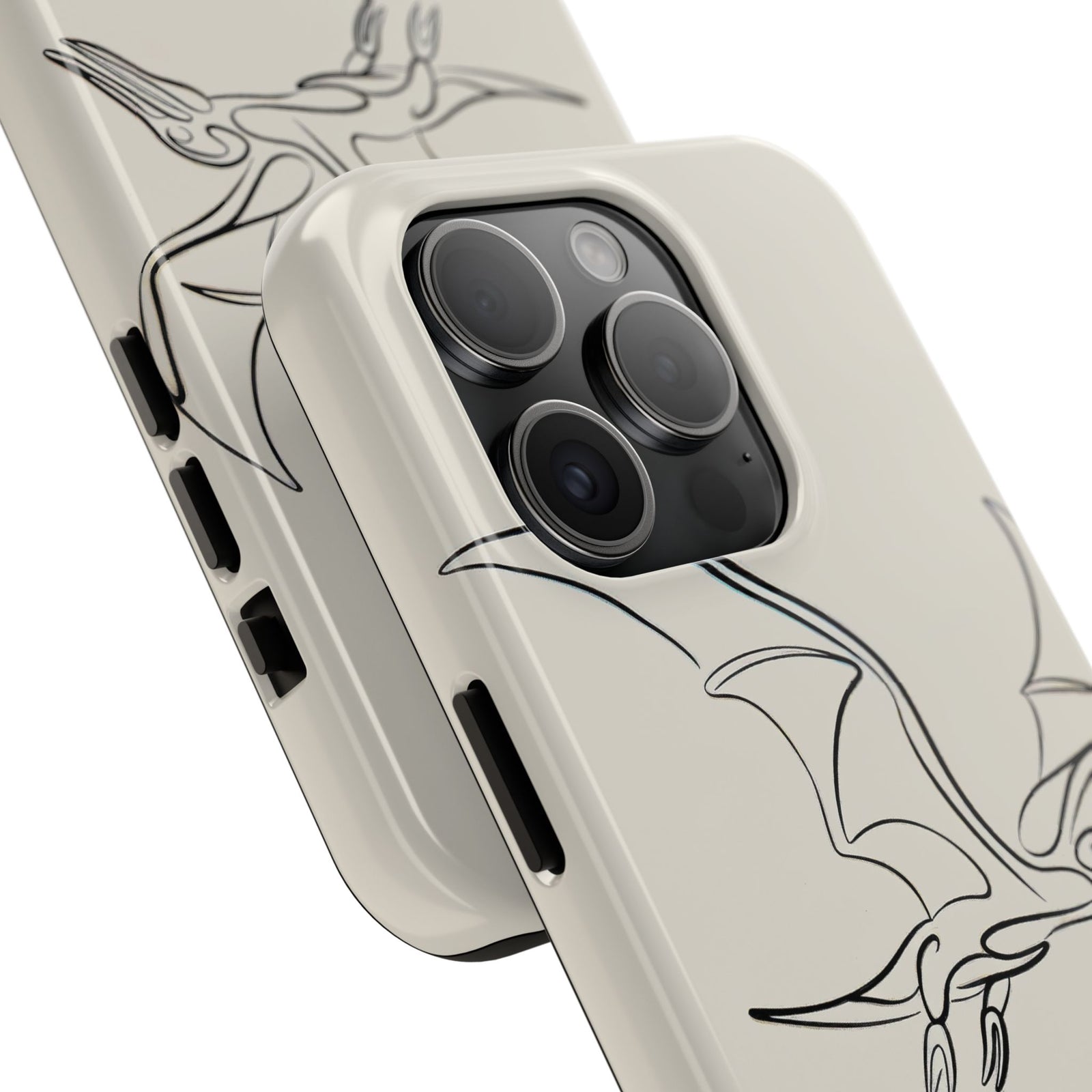 Pterodactyl Glide Art - Dinosaur Phone Case