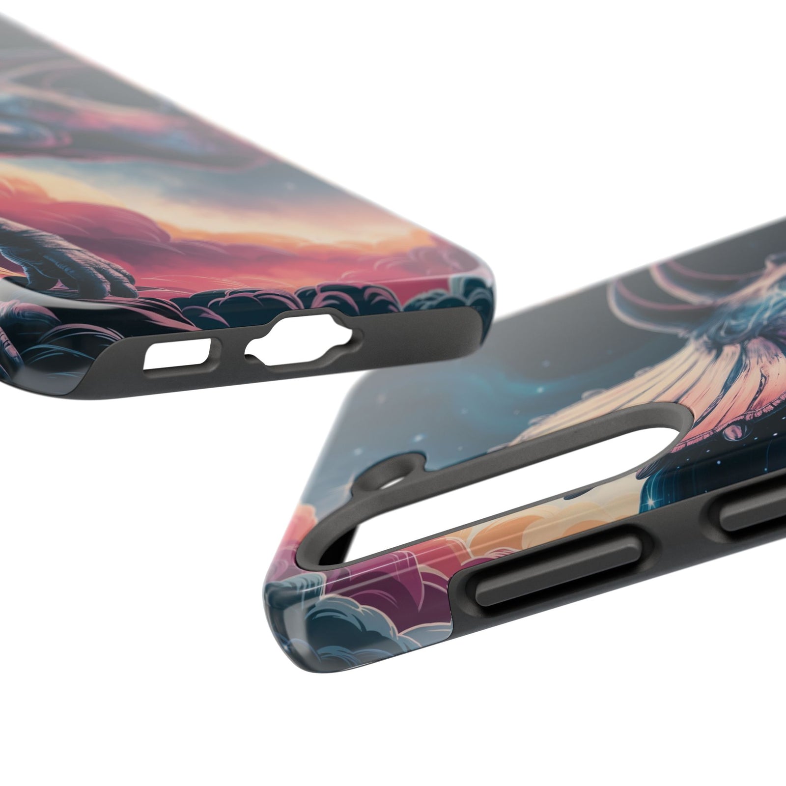 Triceratops Cosmic Adventure - Dinosaur Phone Case