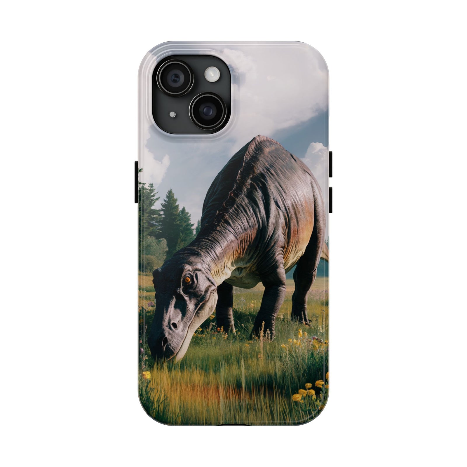 Gentle Giant Grazing - Dinosaur Phone Case