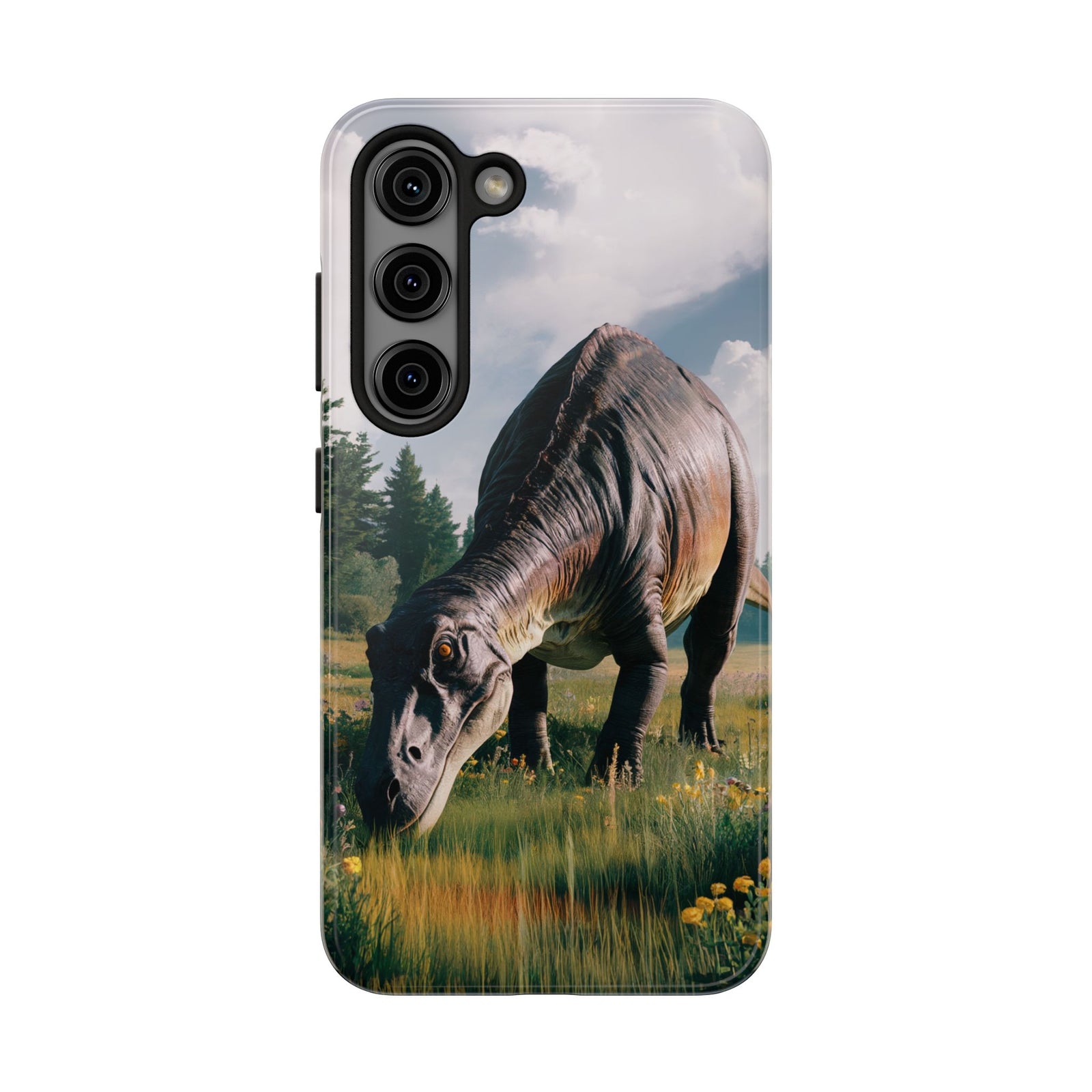 Gentle Giant Grazing - Dinosaur Phone Case