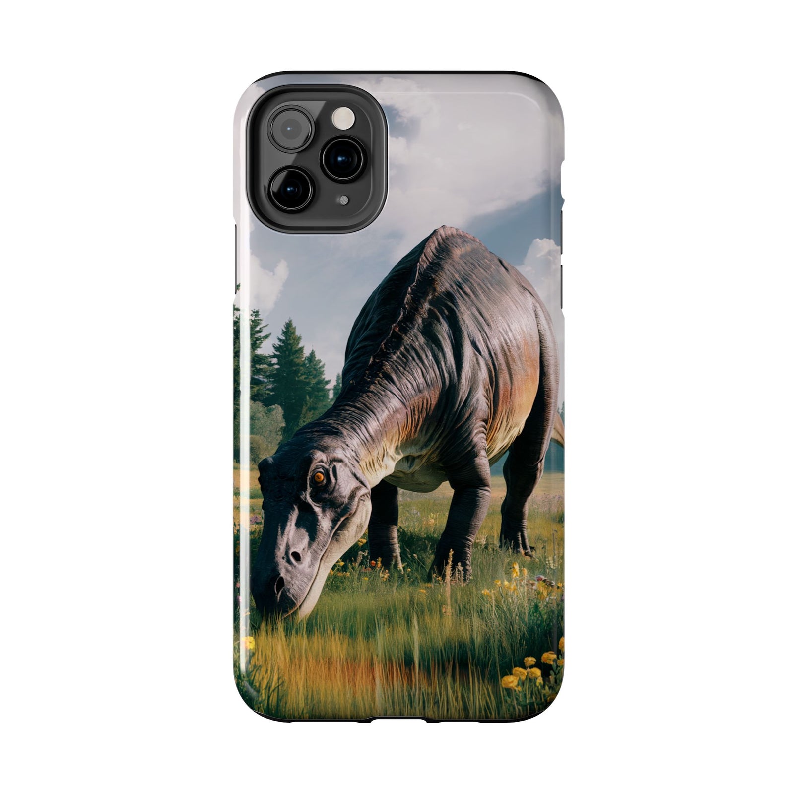 Gentle Giant Grazing - Dinosaur Phone Case