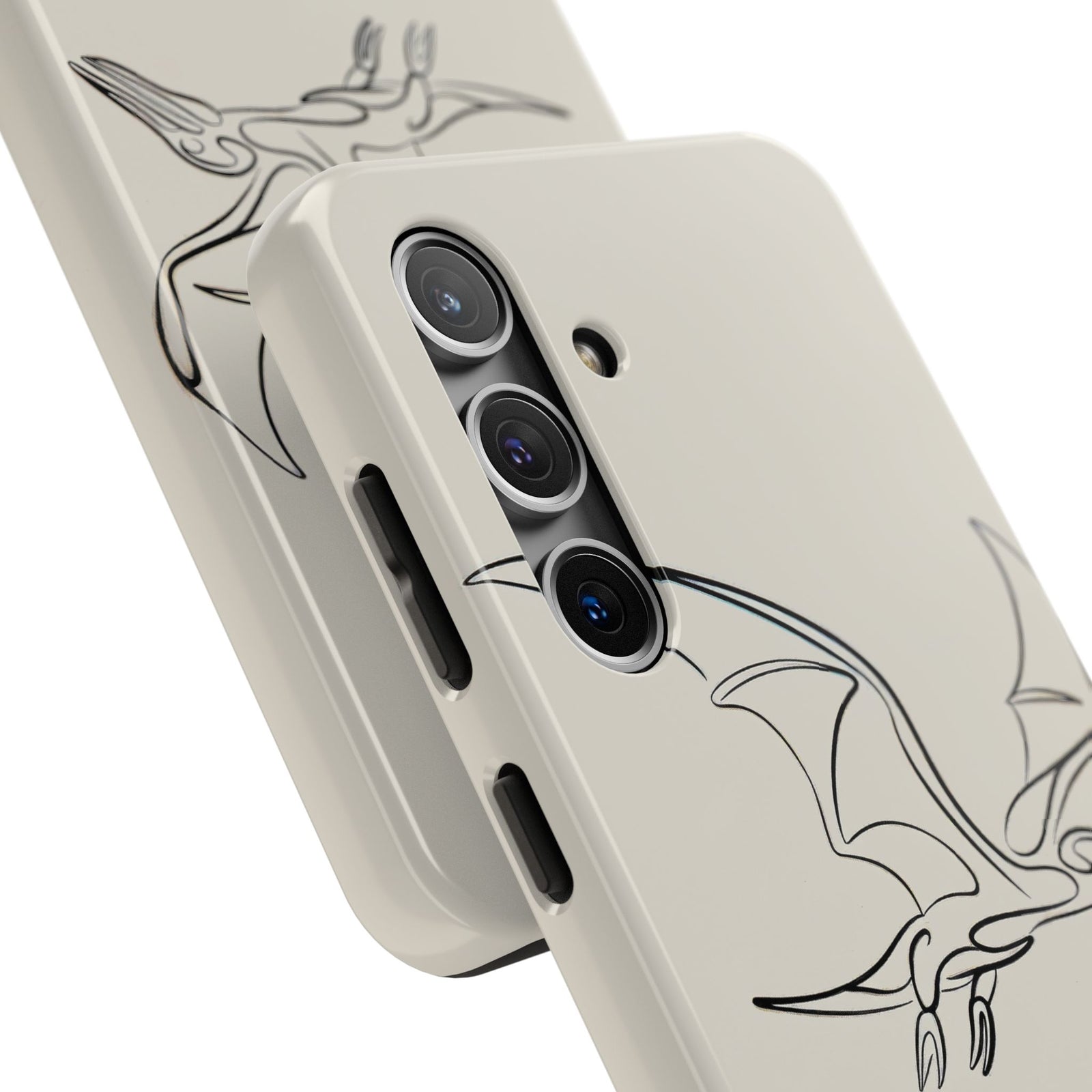 Pterodactyl Glide Art - Dinosaur Phone Case