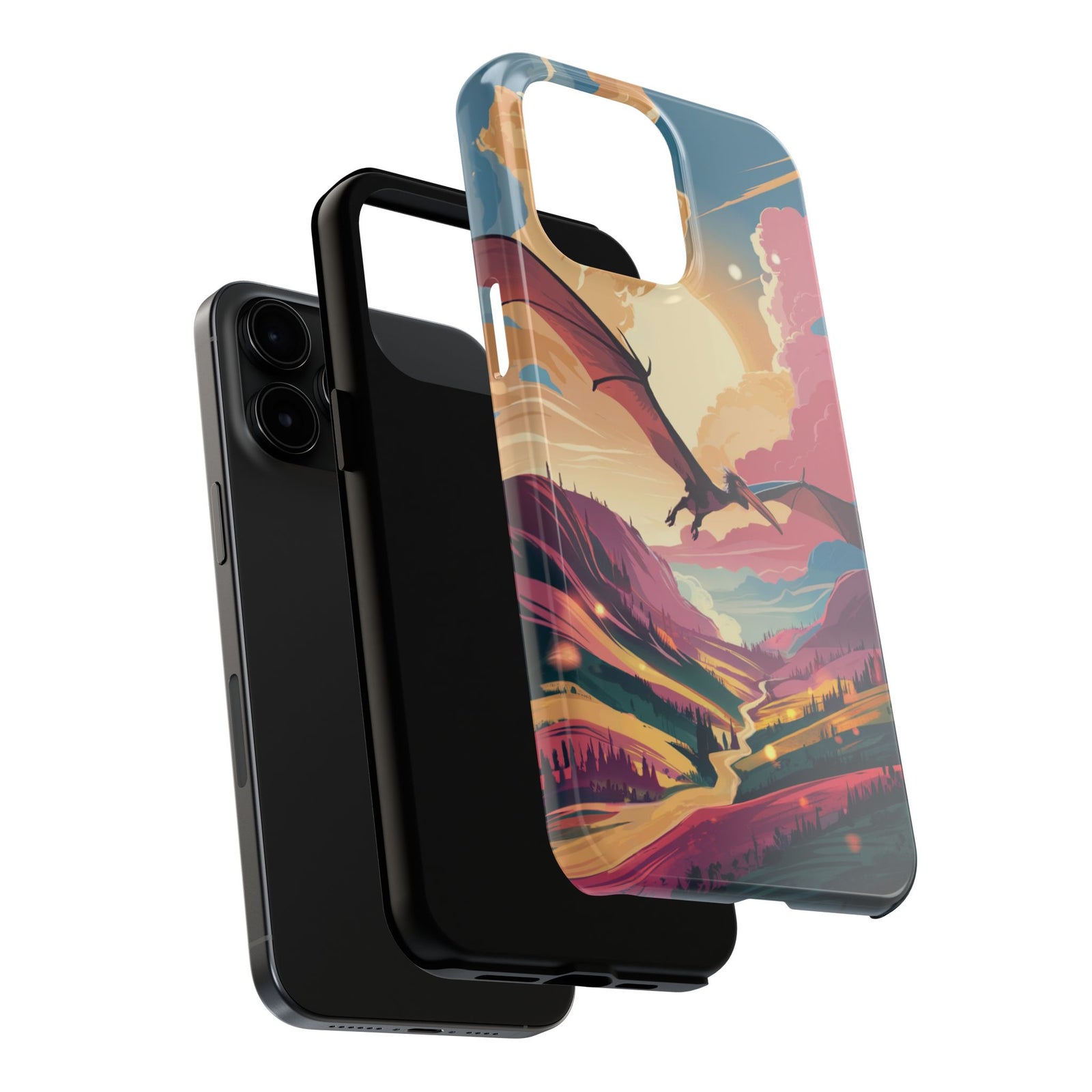Pteranodon Sky Journey - Dinosaur Phone Case