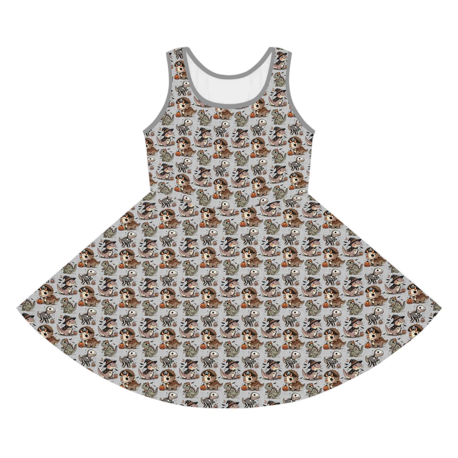 Trick or Treat Dinos - Girls/Toddler Halloween Sundress