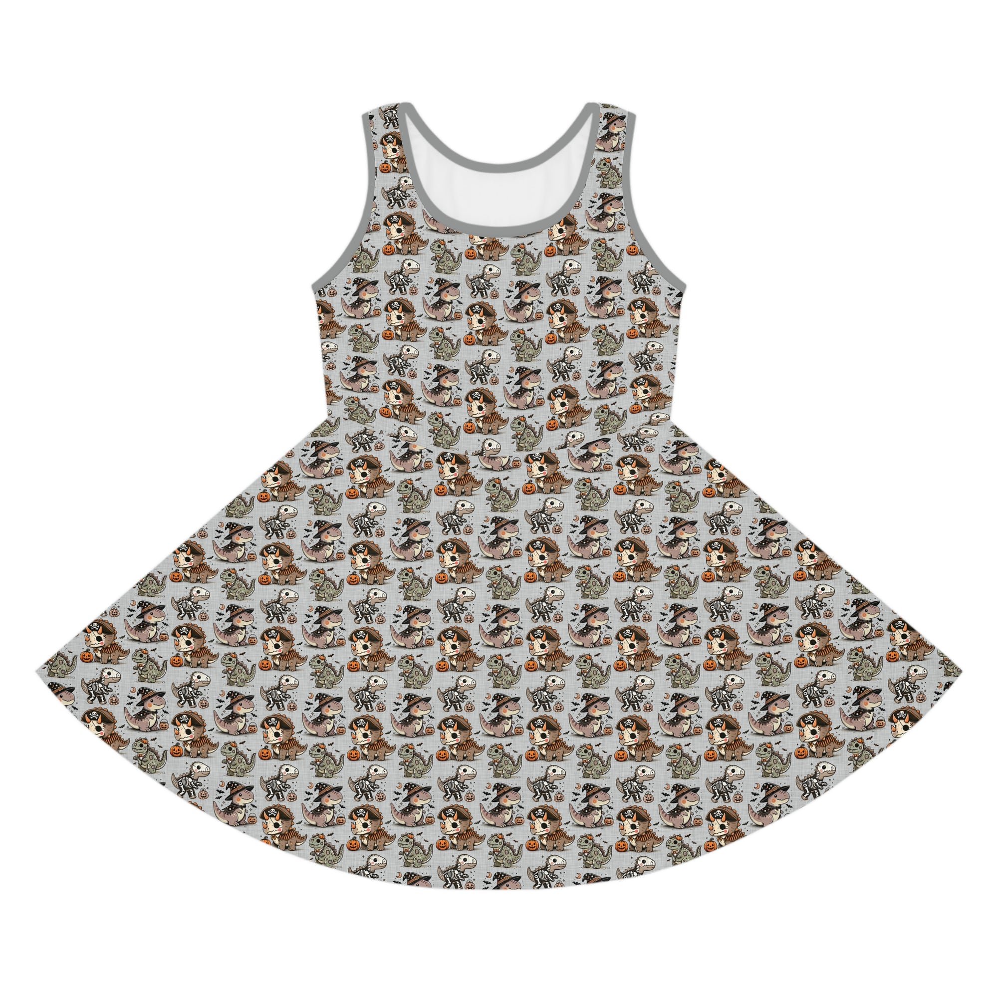 Trick or Treat Dinos - Girls/Toddler Halloween Sundress