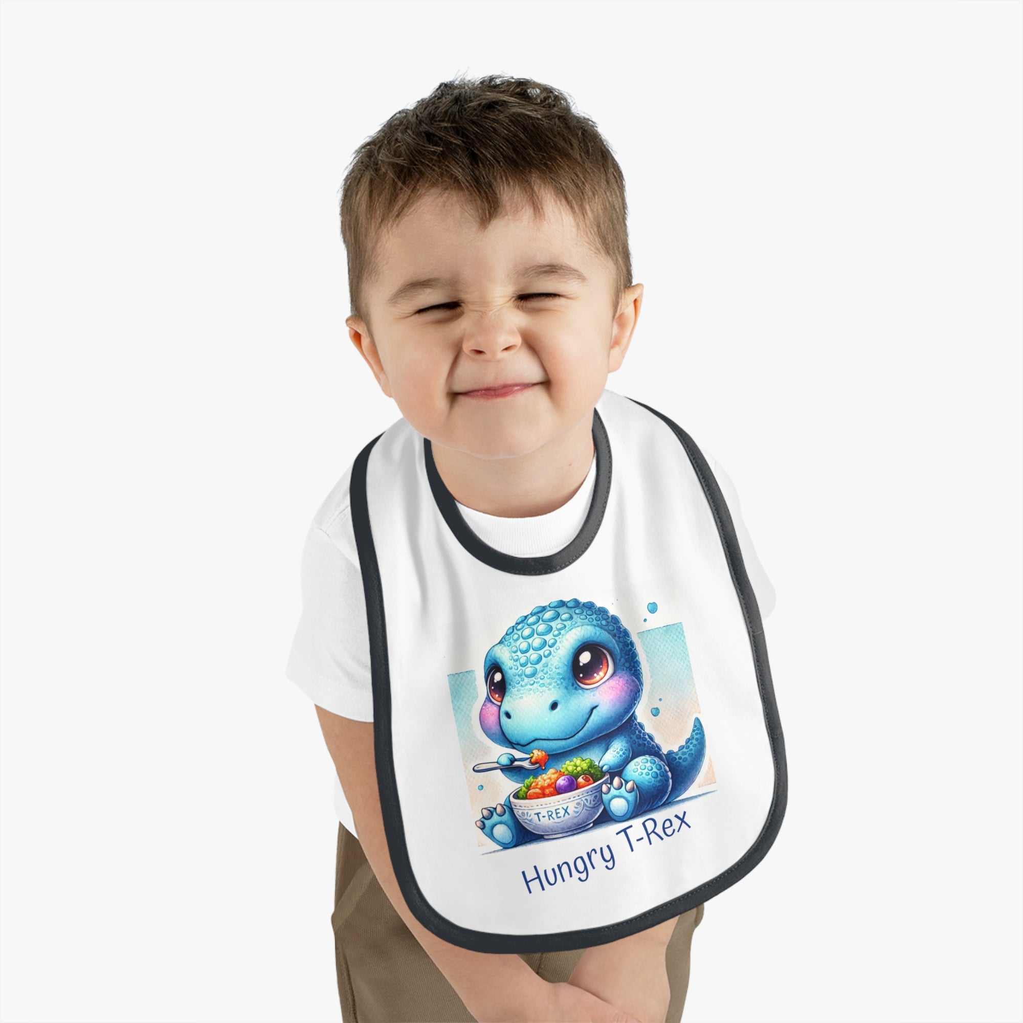 Hungry T-Rex - Baby Dinosaur Bib