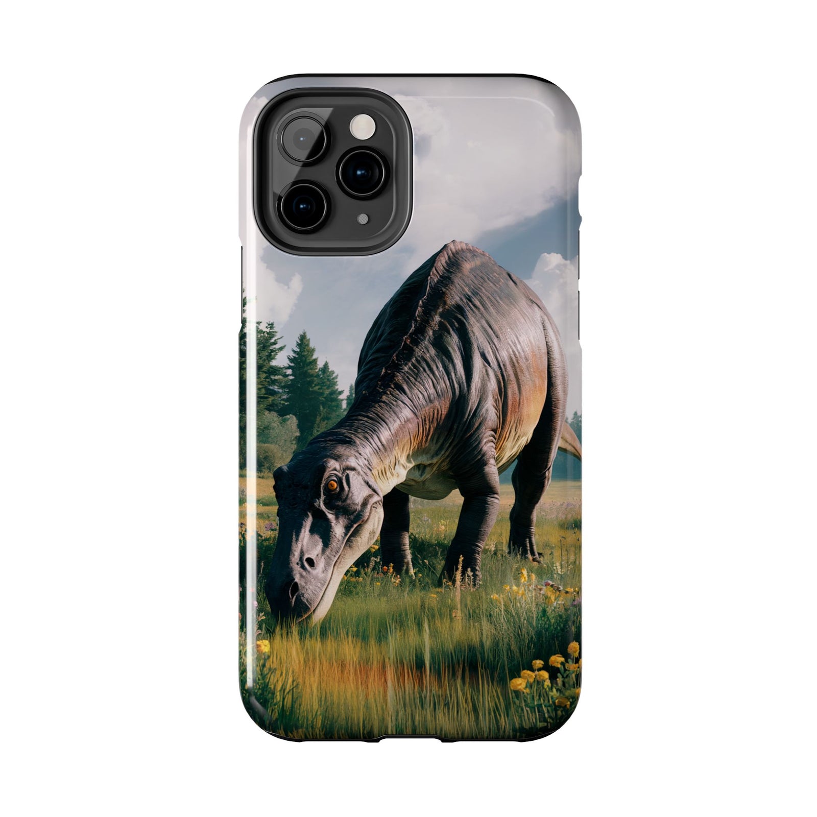 Gentle Giant Grazing - Dinosaur Phone Case