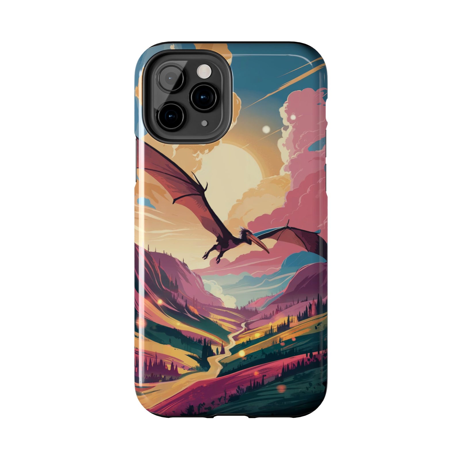 Pteranodon Sky Journey - Dinosaur Phone Case