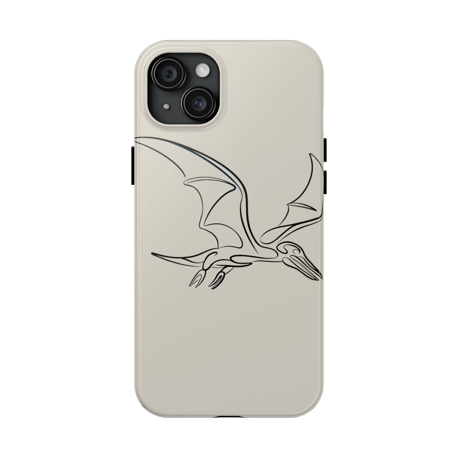 Pterodactyl Glide Art - Dinosaur Phone Case