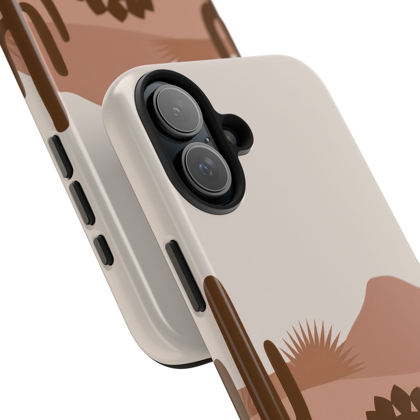 Desert Dino Silhouette - Dinosaur Phone Case