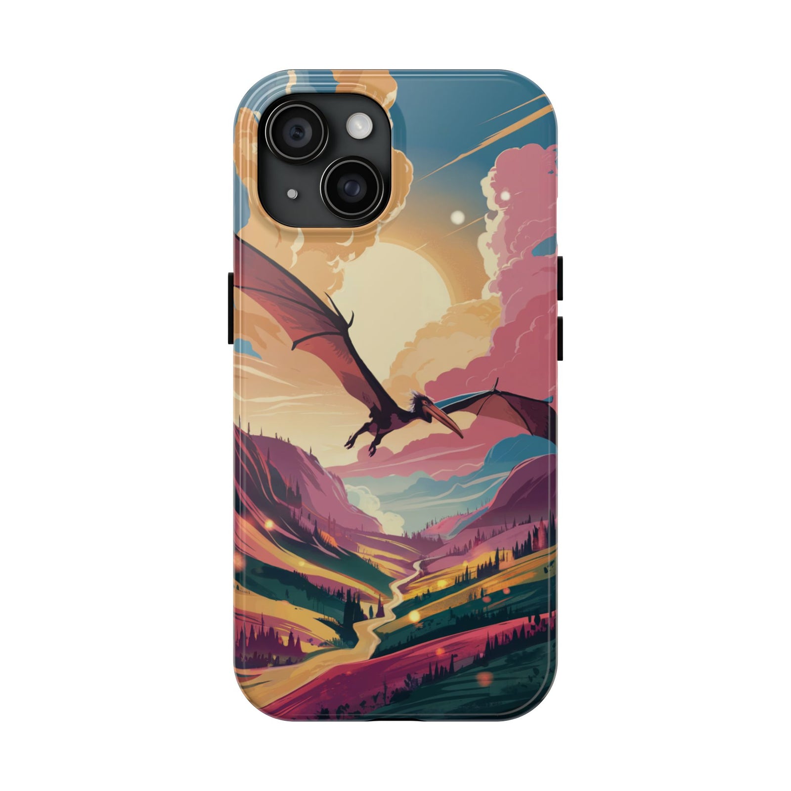 Pteranodon Sky Journey - Dinosaur Phone Case