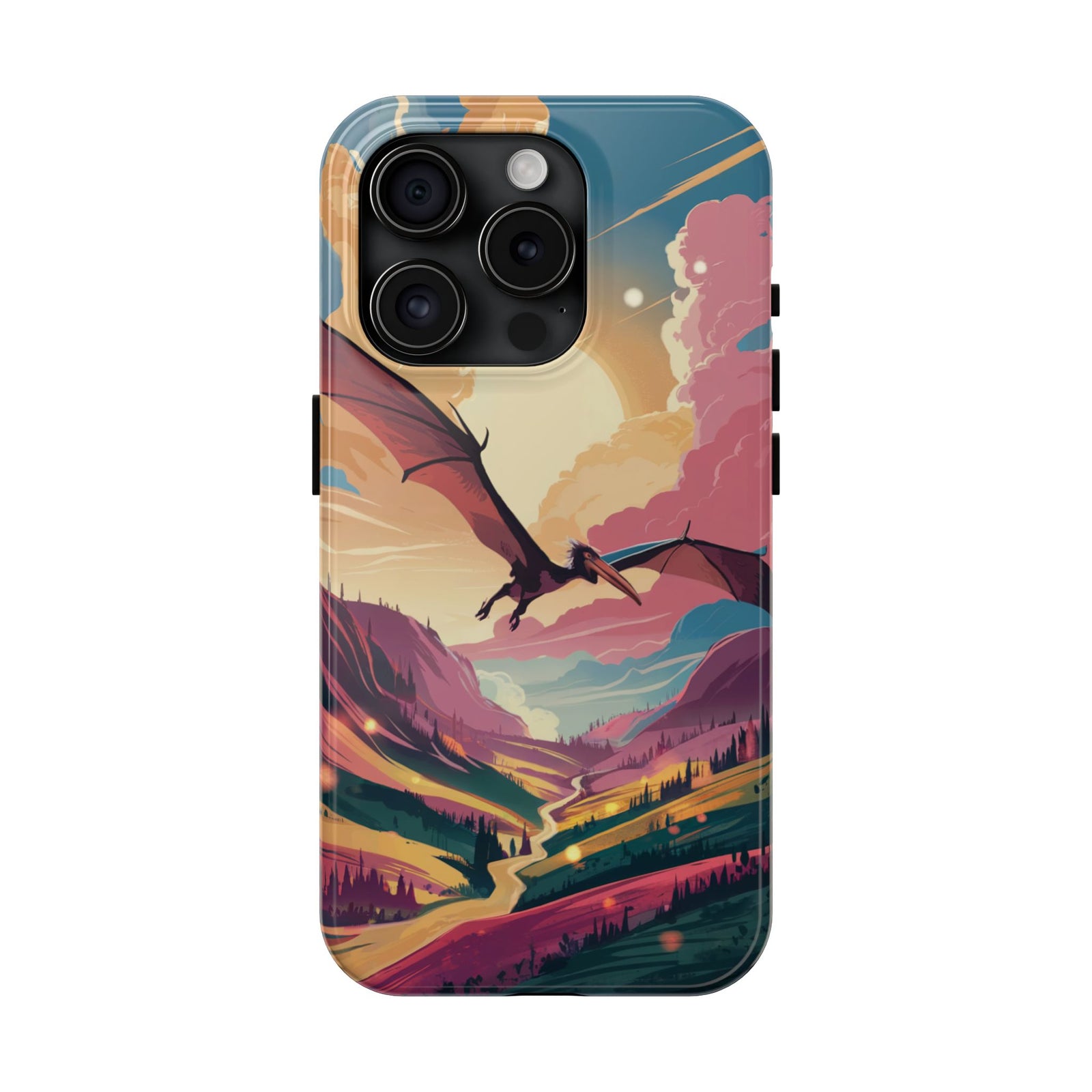 Pteranodon Sky Journey - Dinosaur Phone Case