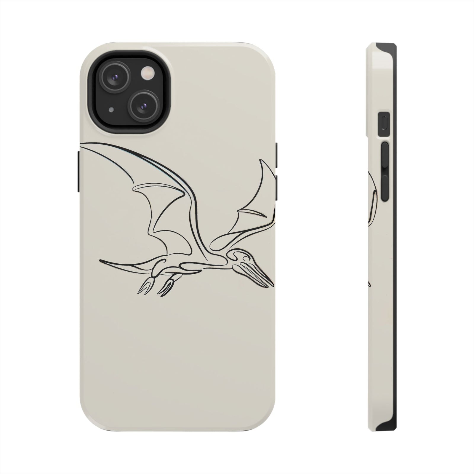Pterodactyl Glide Art - Dinosaur Phone Case