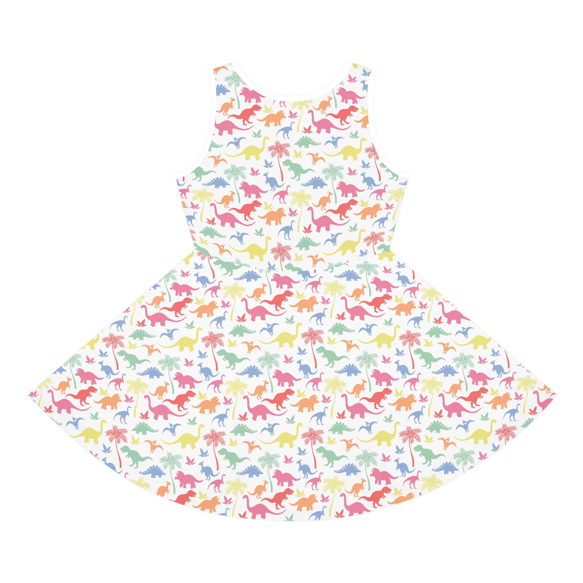 Vibrant Jurassic Adventure - Kids/Toddler Dinosaur Sundress