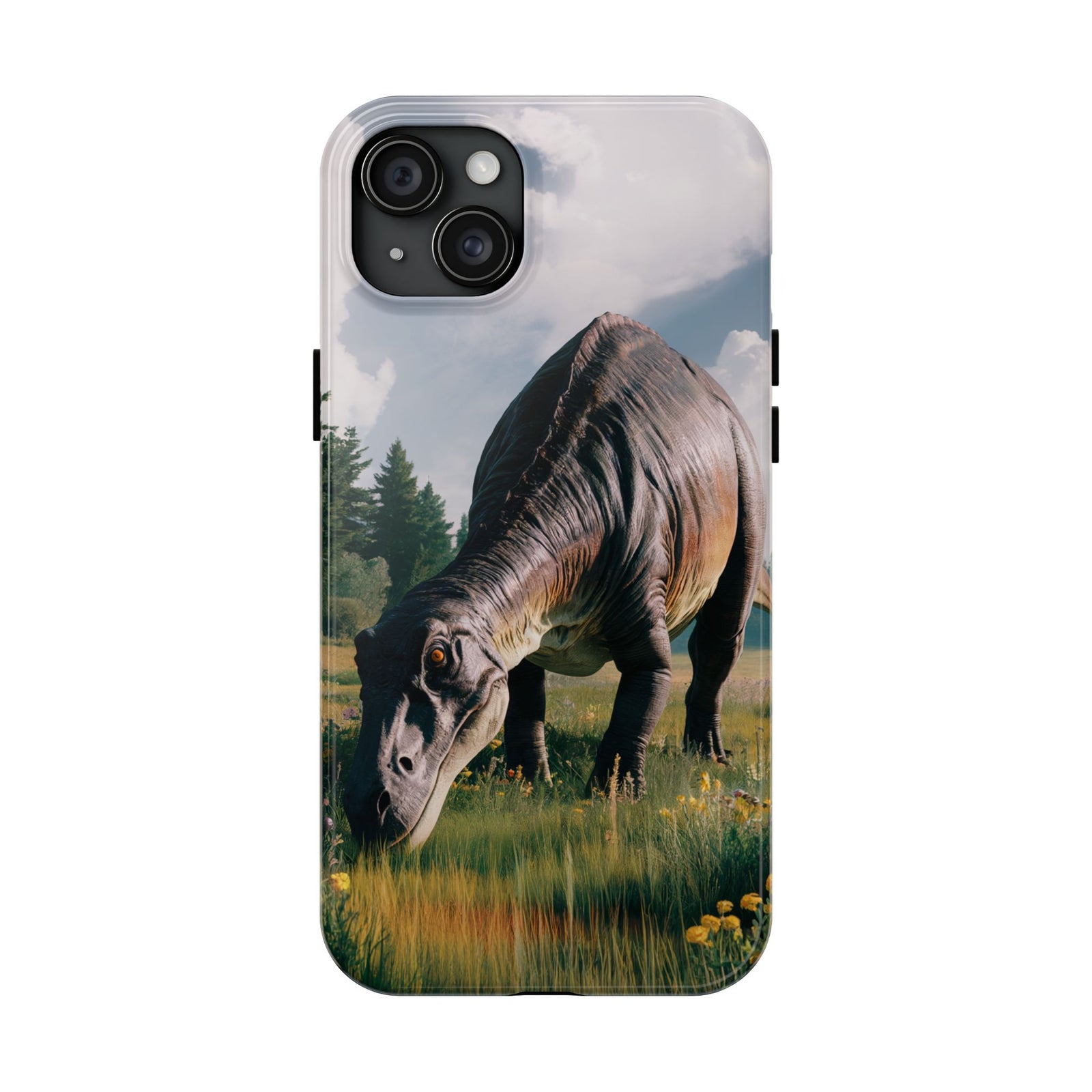Gentle Giant Grazing - Dinosaur Phone Case