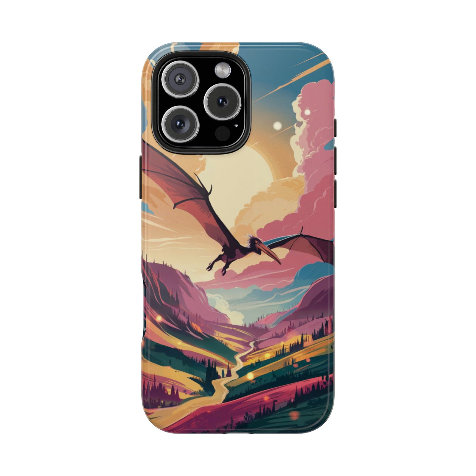 Pteranodon Sky Journey - Dinosaur Phone Case