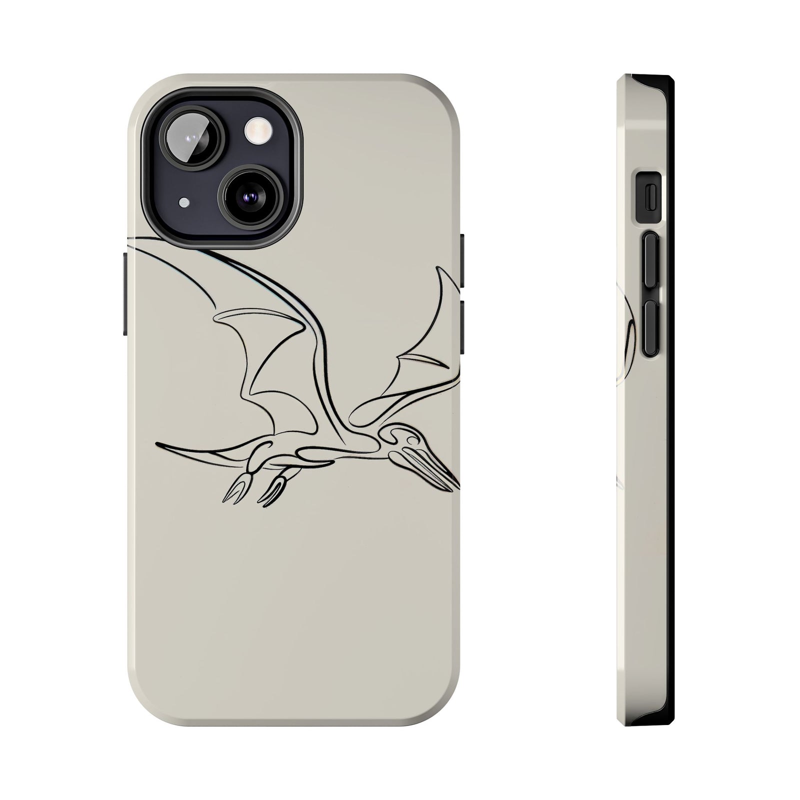 Pterodactyl Glide Art - Dinosaur Phone Case