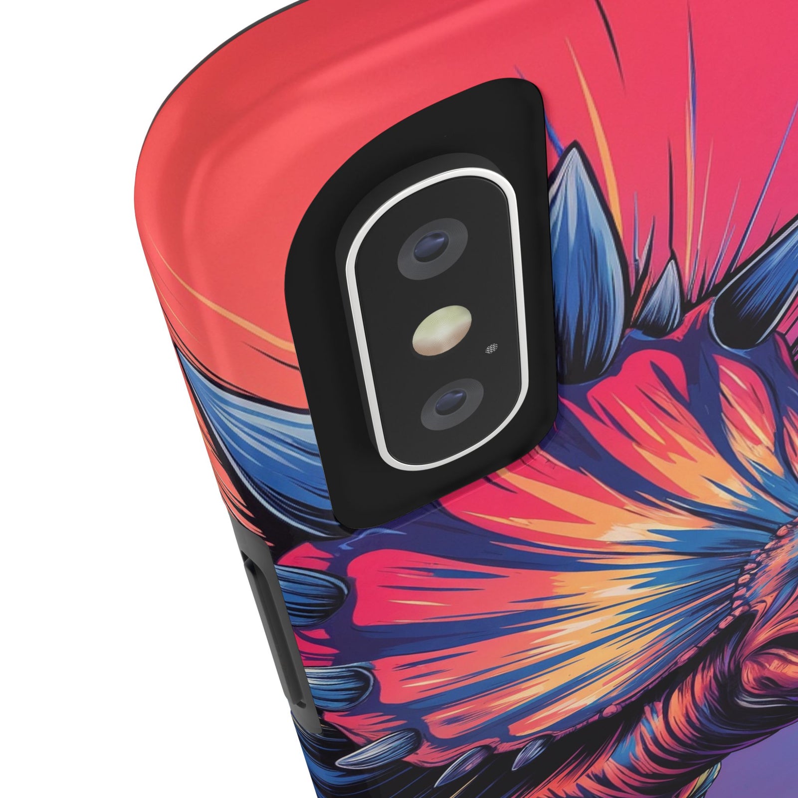 Styracosaurus Neon Roar - Dinosaur Phone Case