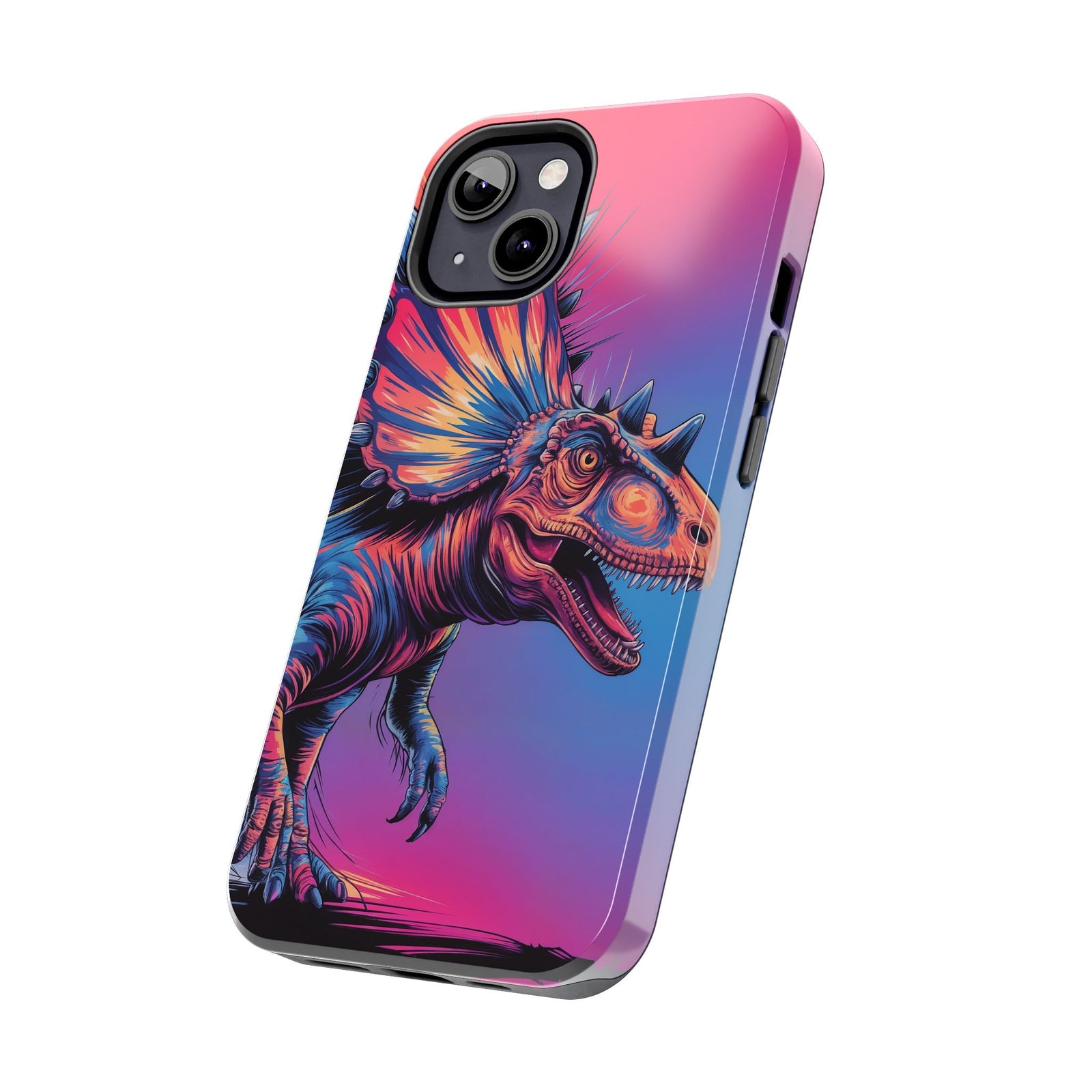 Styracosaurus Neon Roar - Dinosaur Phone Case