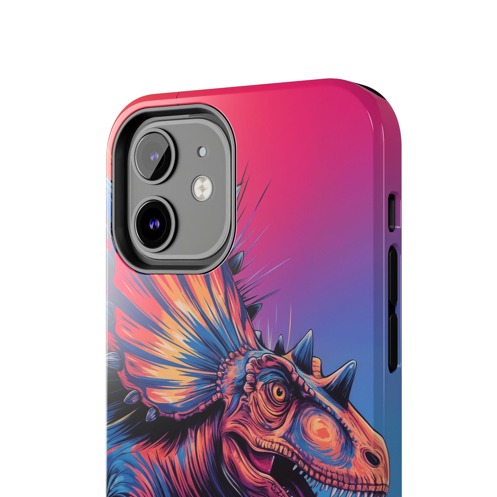 Styracosaurus Neon Roar - Dinosaur Phone Case