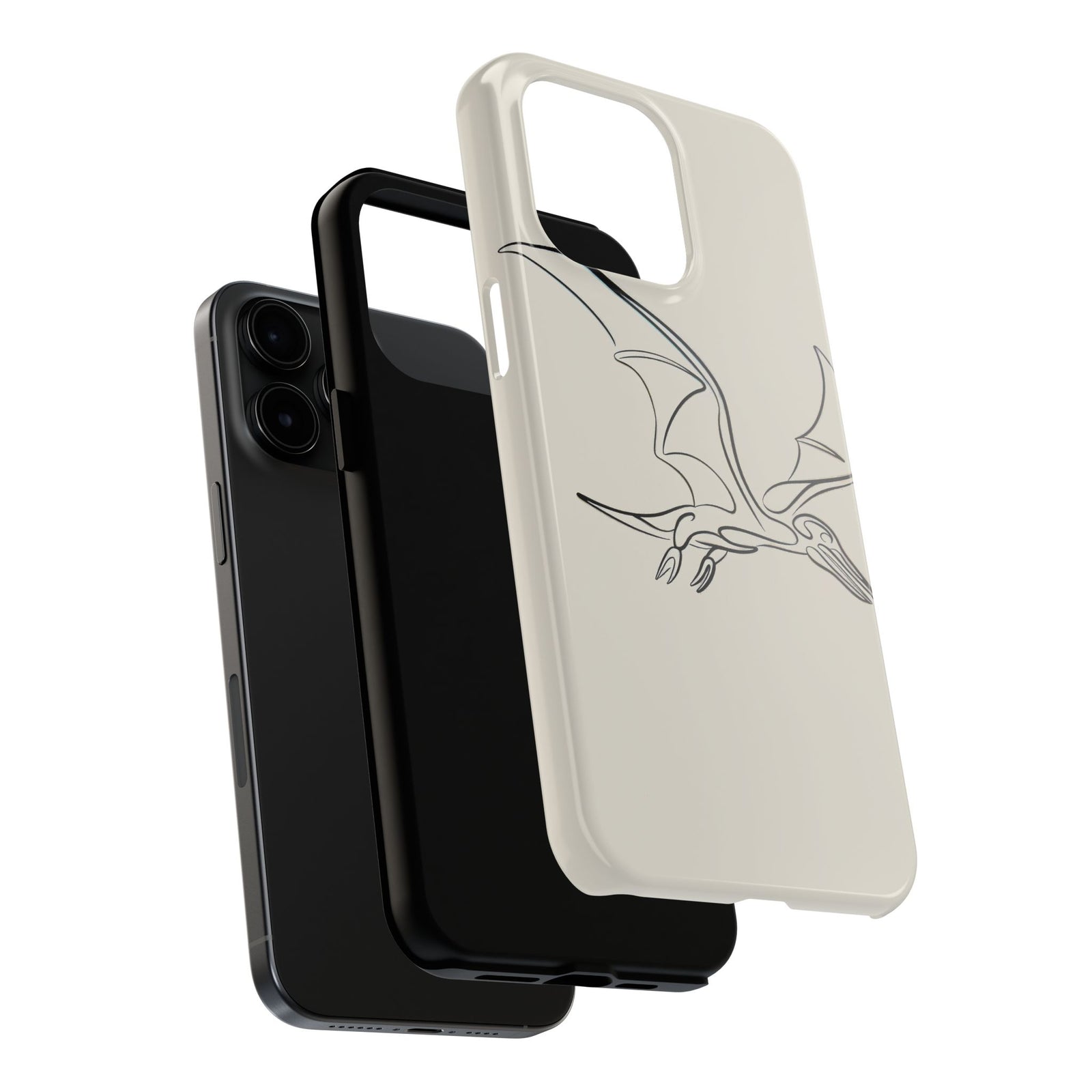 Pterodactyl Glide Art - Dinosaur Phone Case