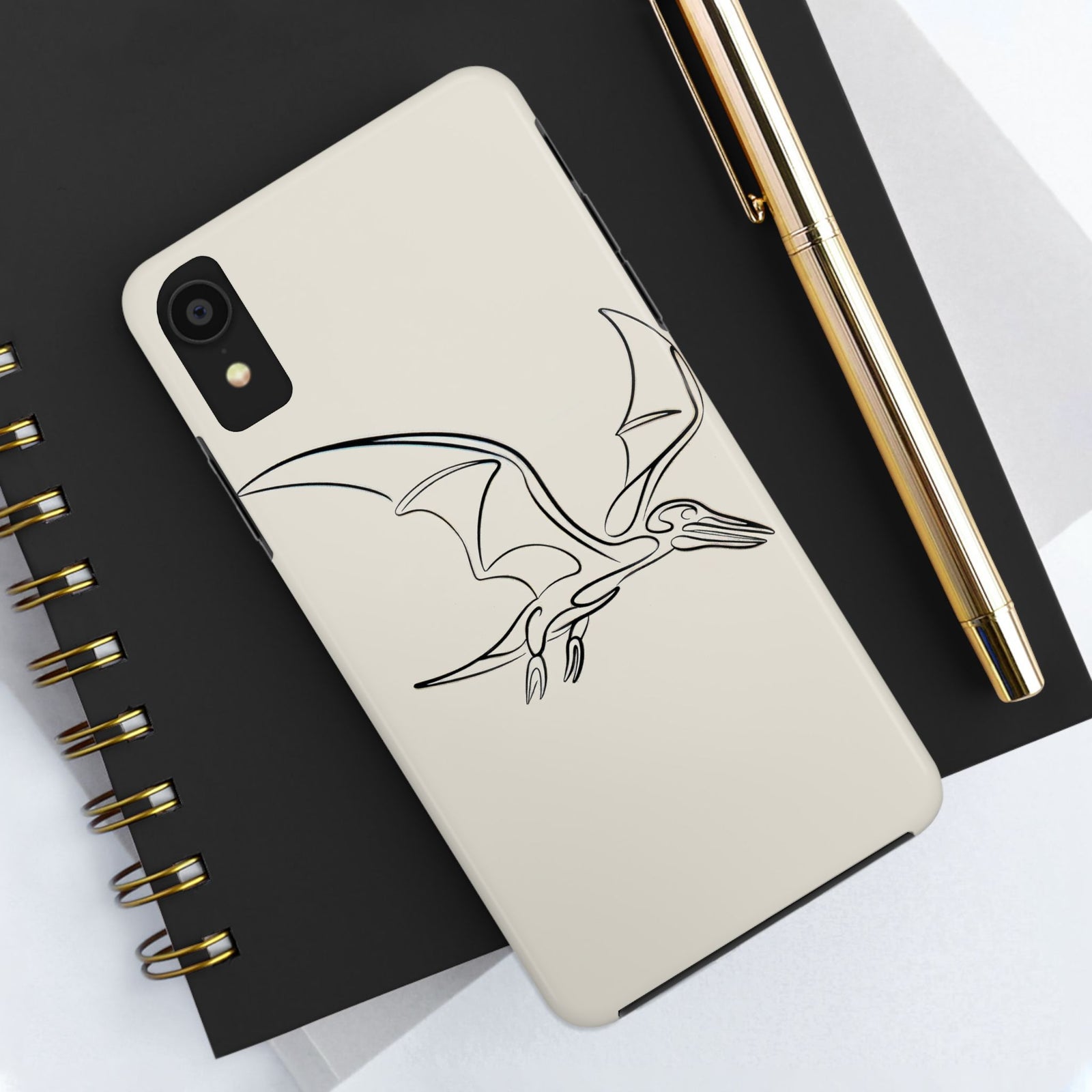 Pterodactyl Glide Art - Dinosaur Phone Case