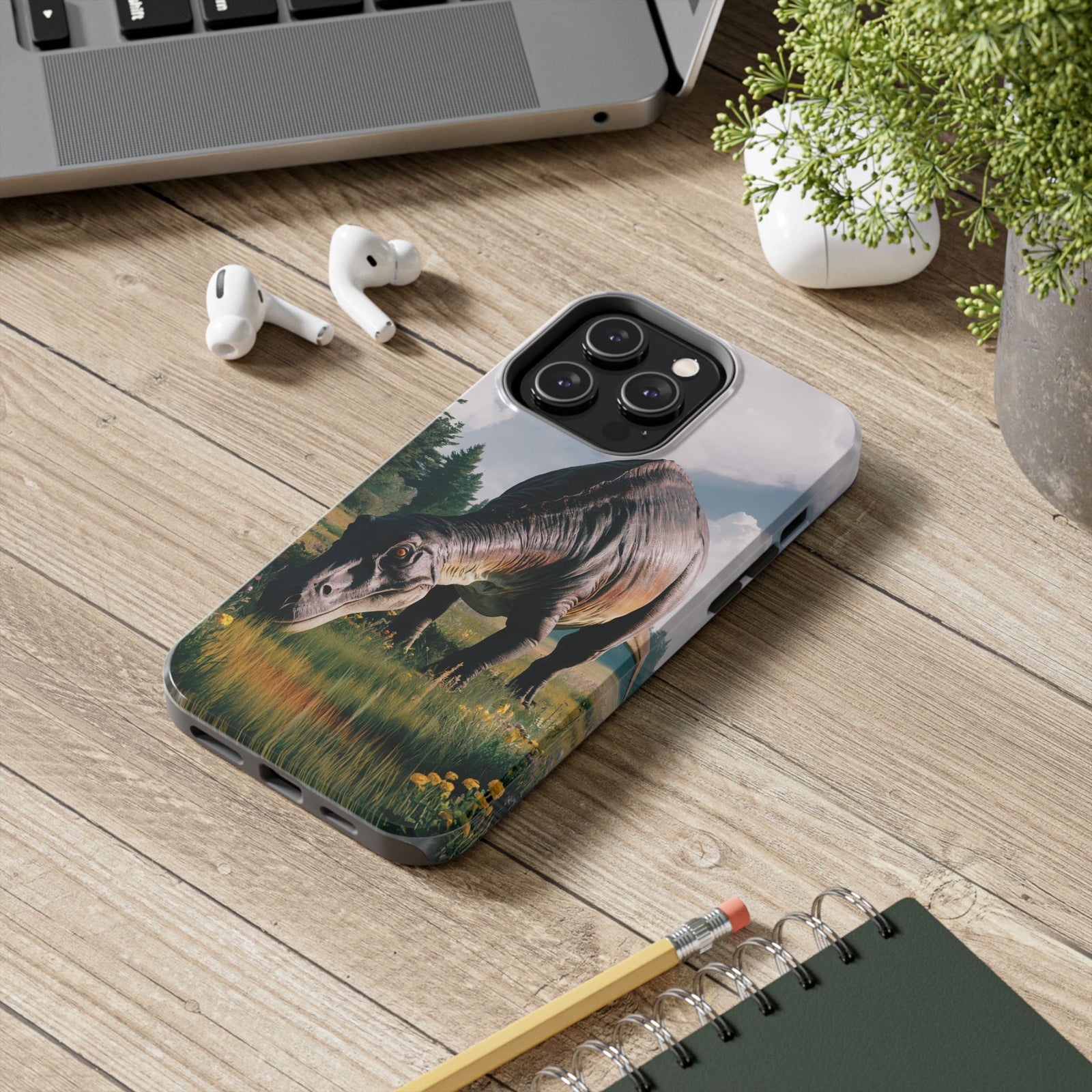 Gentle Giant Grazing - Dinosaur Phone Case