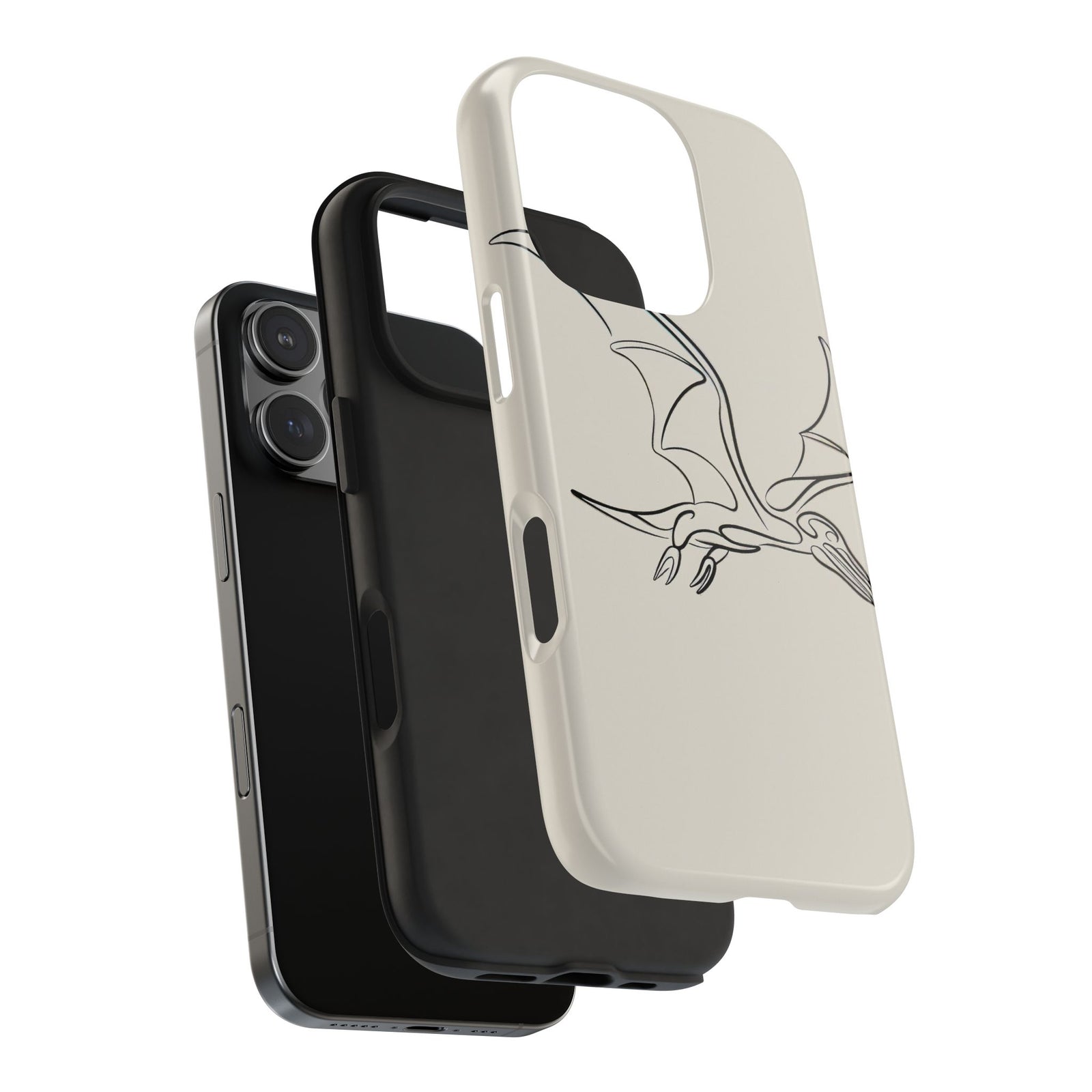 Pterodactyl Glide Art - Dinosaur Phone Case