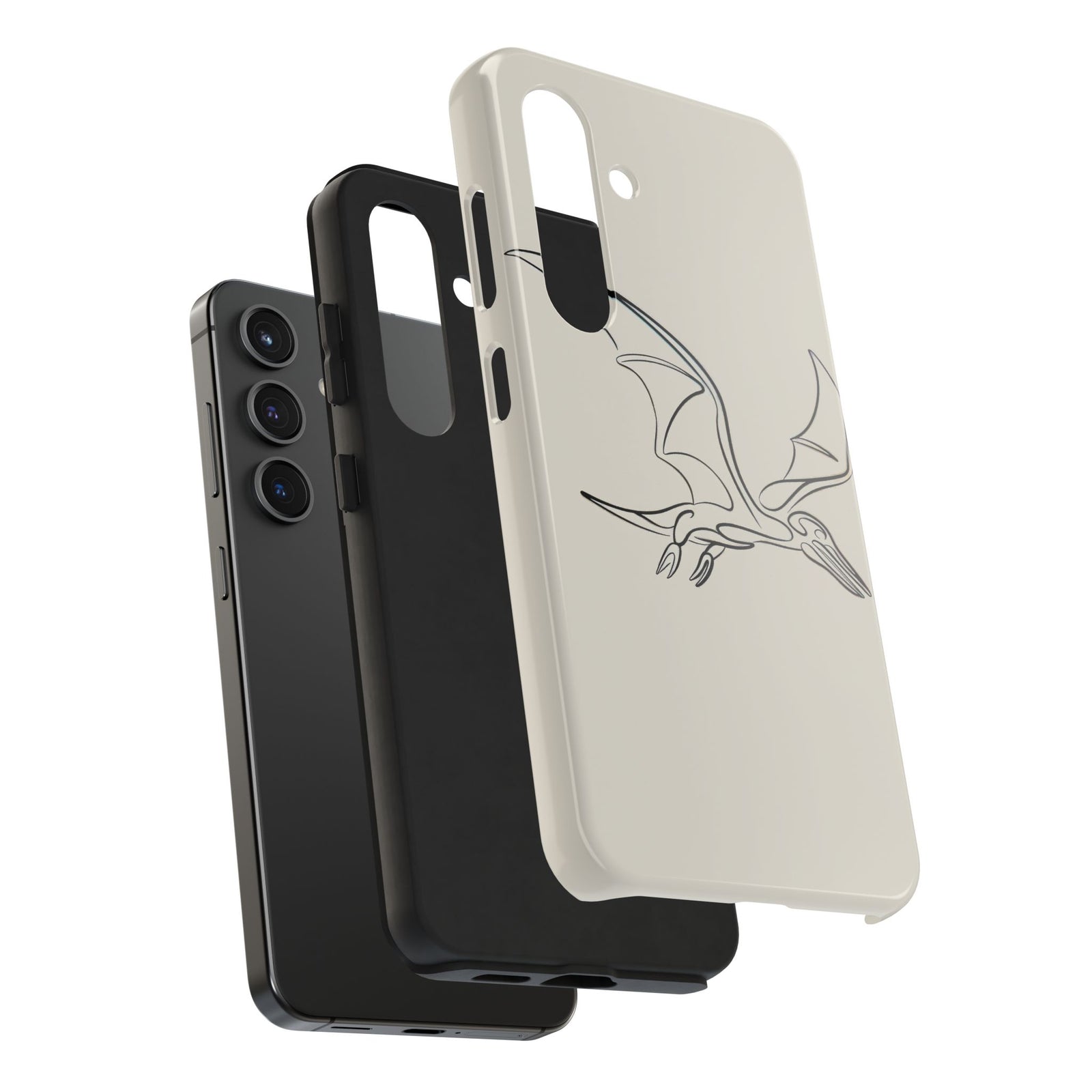 Pterodactyl Glide Art - Dinosaur Phone Case