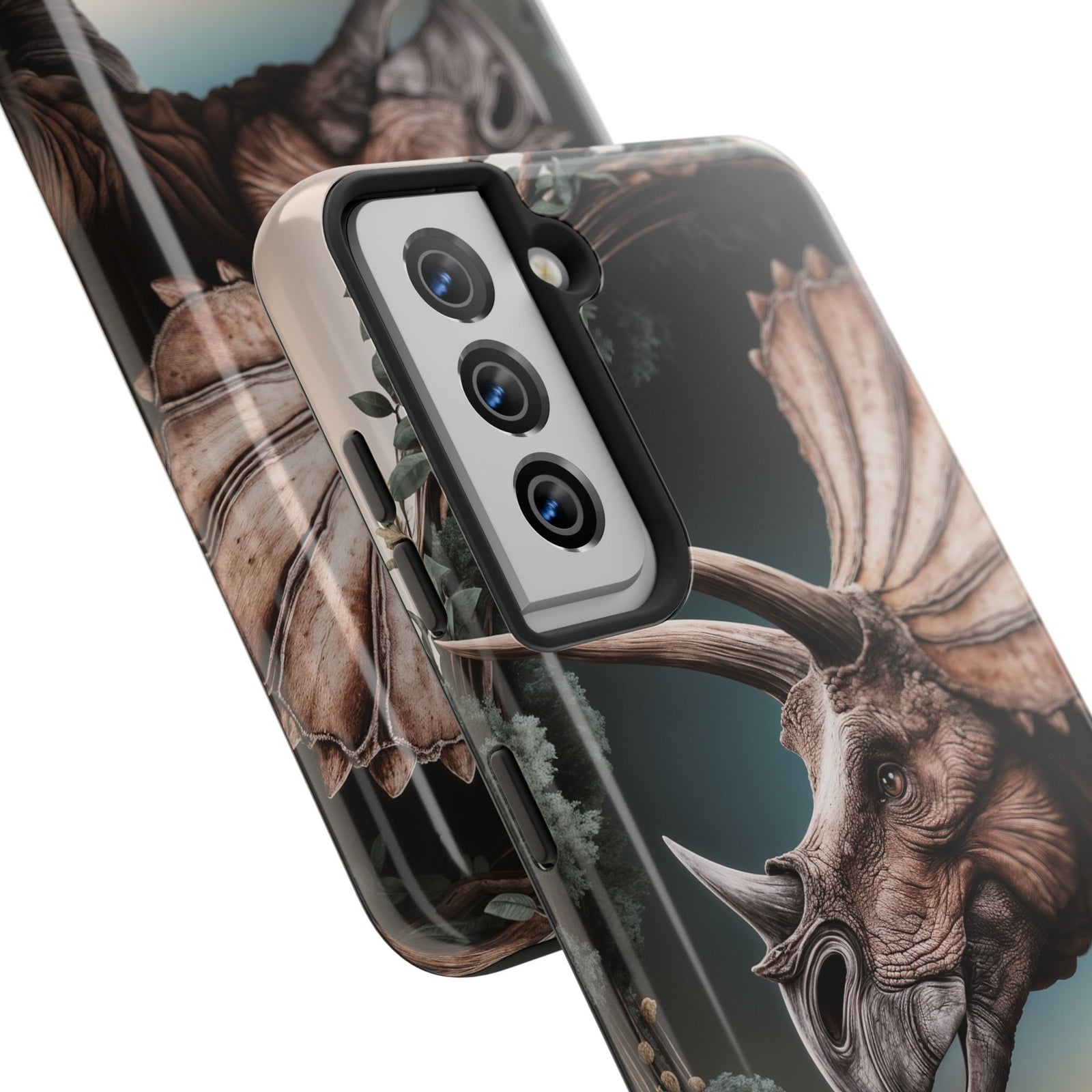 Triceratops Wilderness Adventure - Dinosaur Phone Case