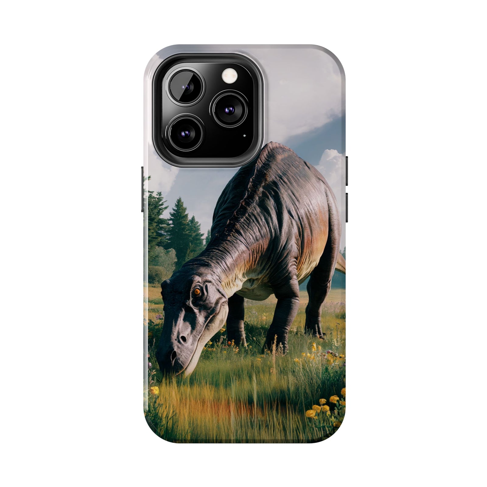 Gentle Giant Grazing - Dinosaur Phone Case