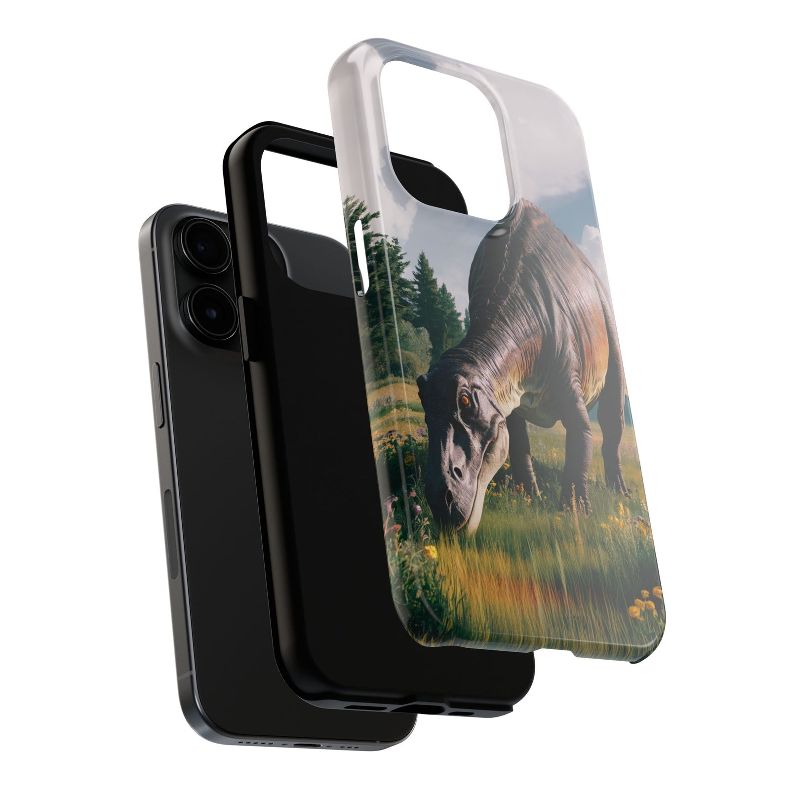 Gentle Giant Grazing - Dinosaur Phone Case