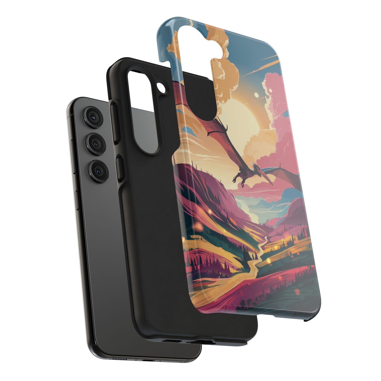 Pteranodon Sky Journey - Dinosaur Phone Case