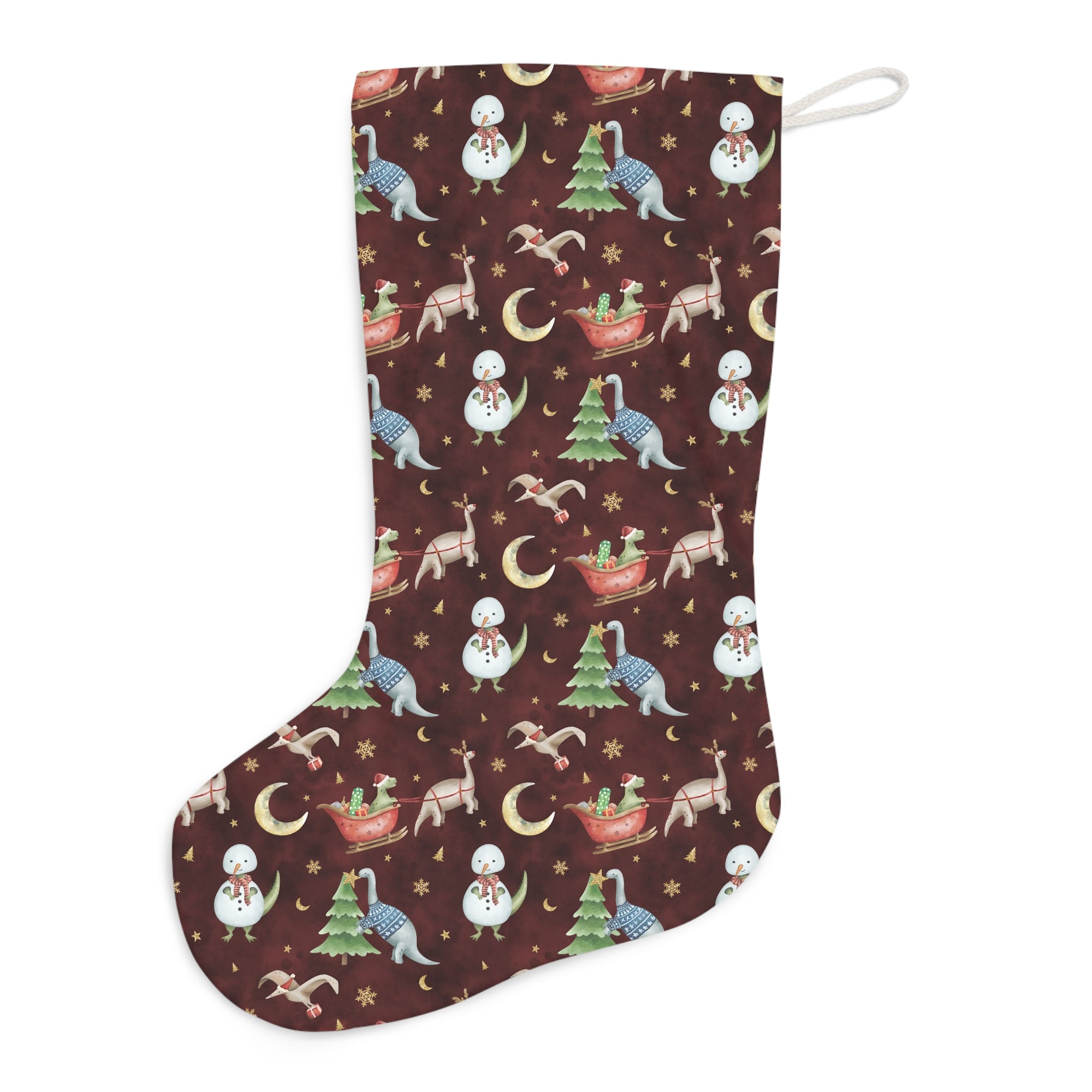 Merry Christmas Night - Dinosaur Christmas Stocking