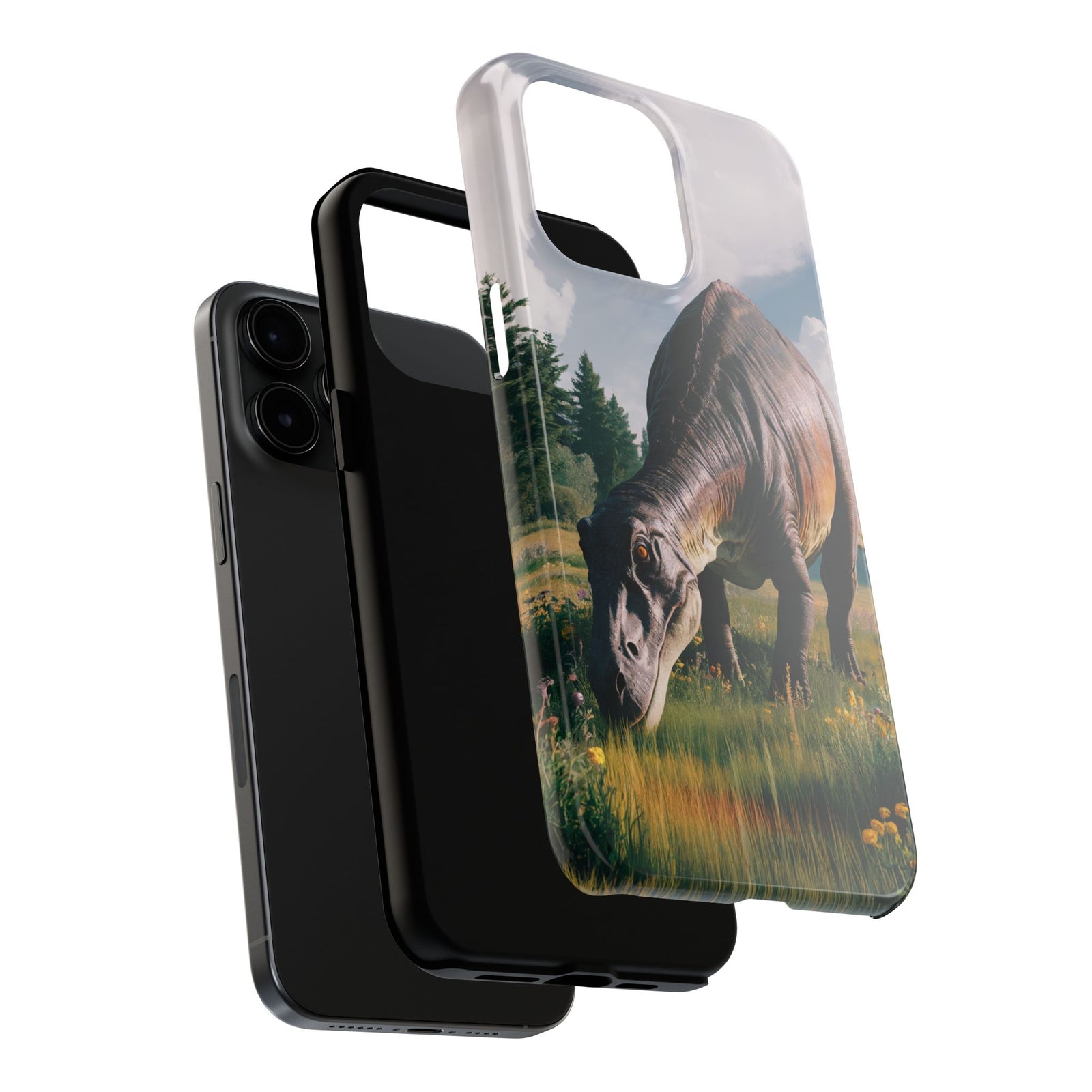Gentle Giant Grazing - Dinosaur Phone Case