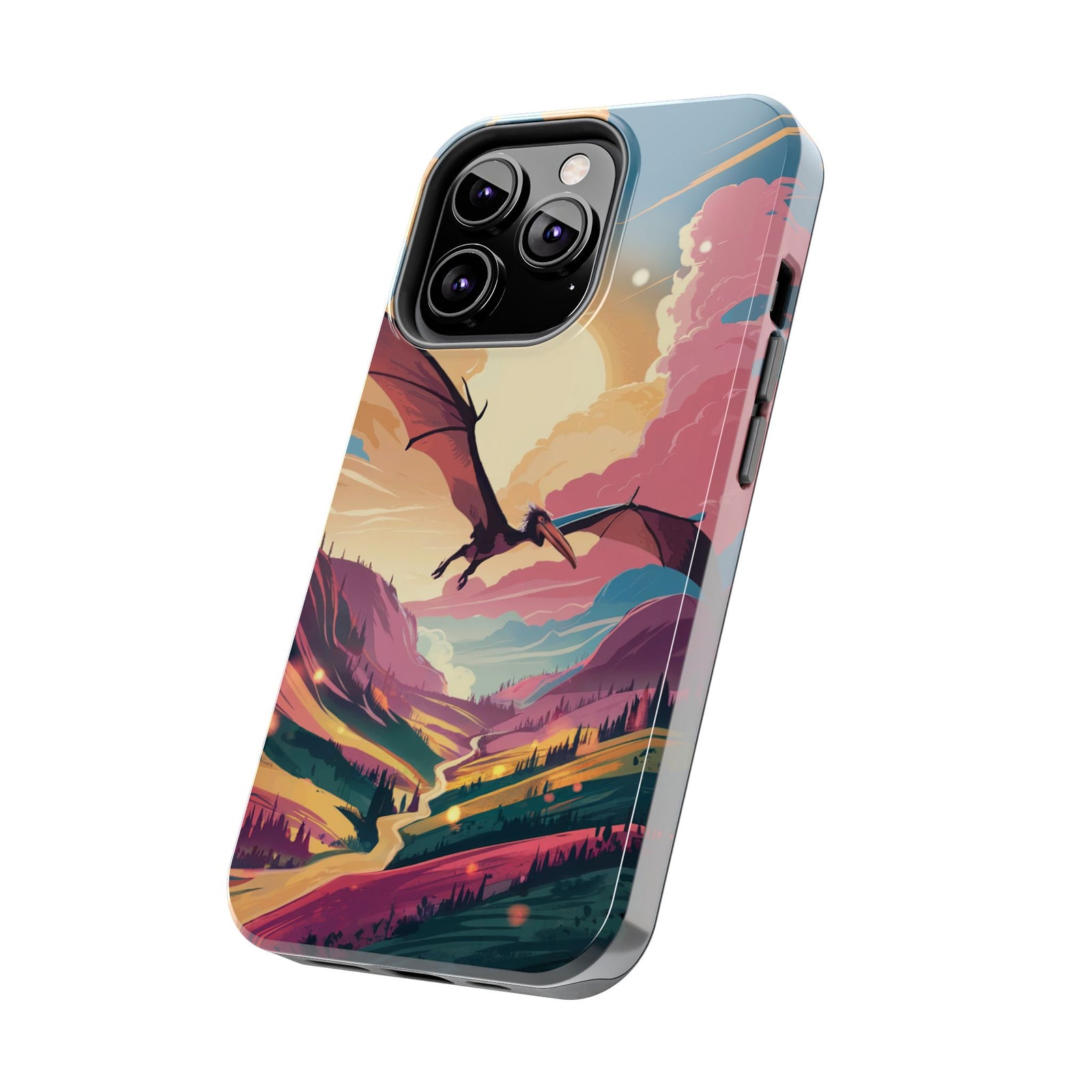 Pteranodon Sky Journey - Dinosaur Phone Case