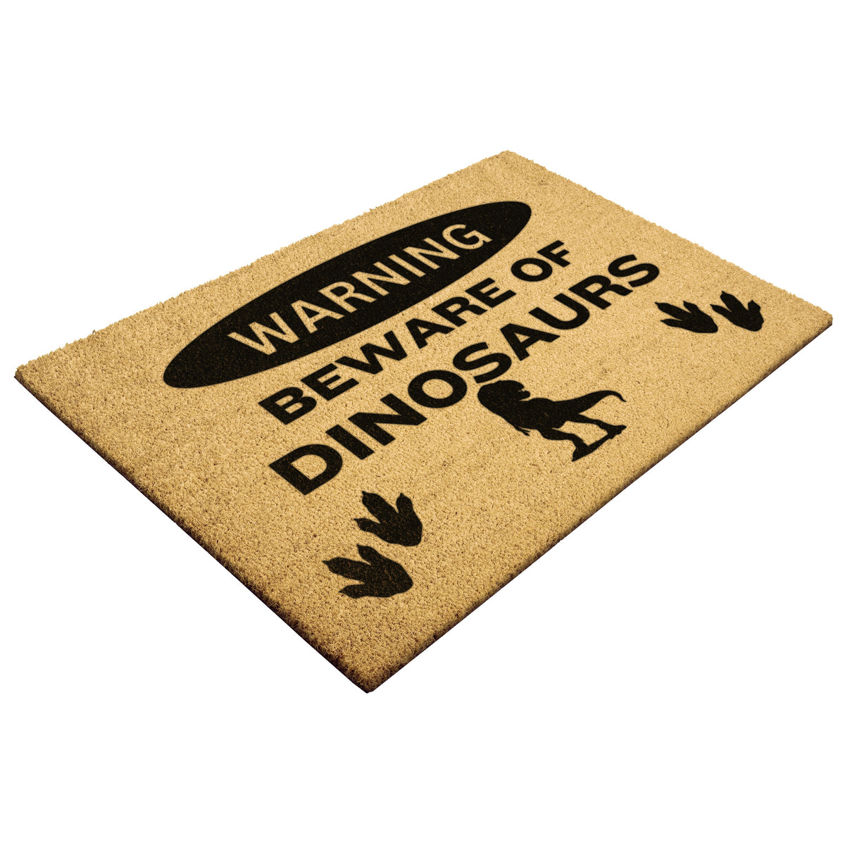 Beware of Dinosaurs - Dinosaur Welcome Mat