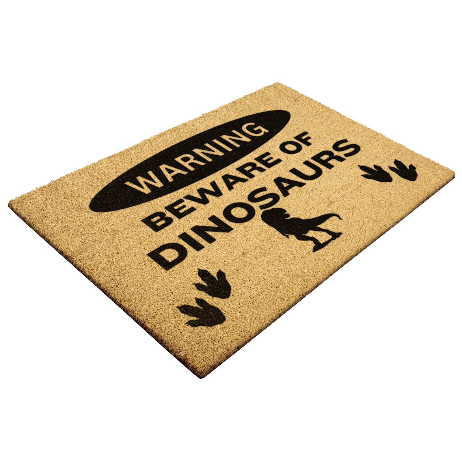 Beware of Dinosaurs - Dinosaur Welcome Mat