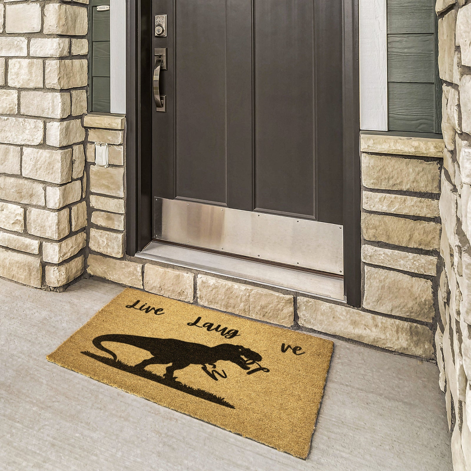 Live Laugh Love - Dinosaur Welcome Mat