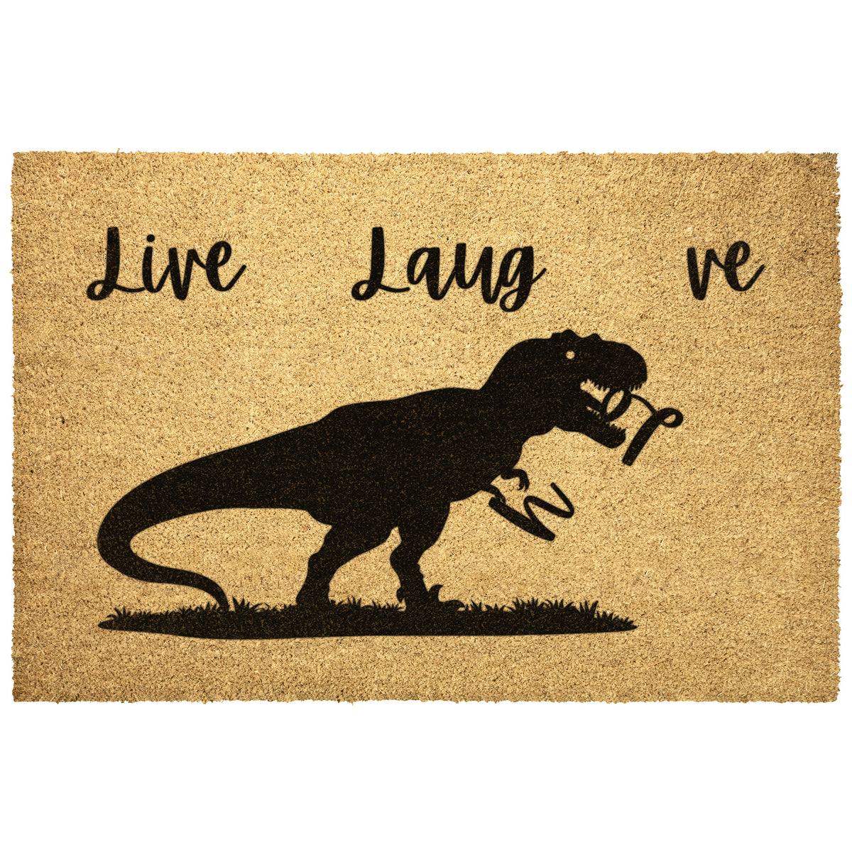 Live Laugh Love - Dinosaur Welcome Mat