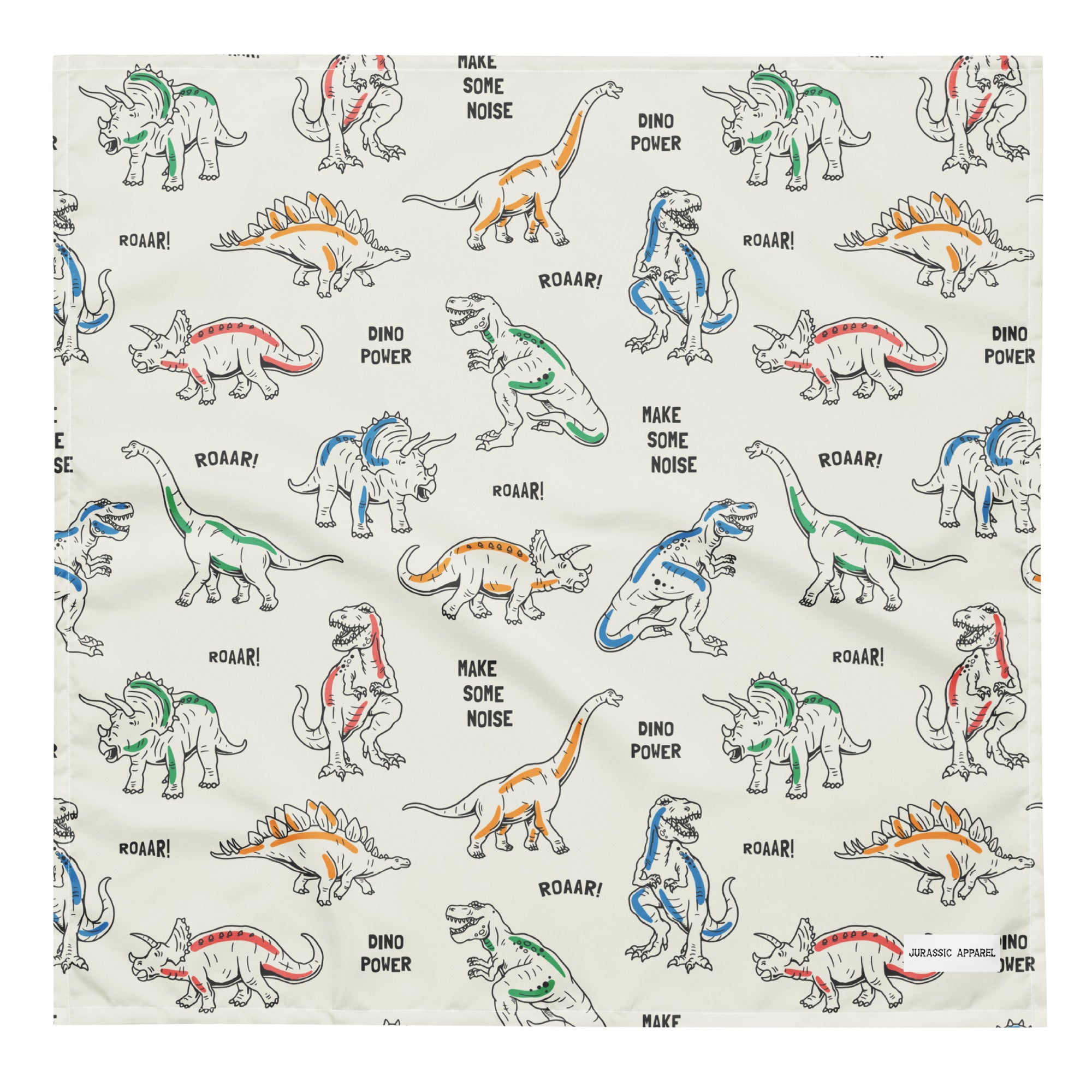 Make Some Noise - Dinosaur Bandana