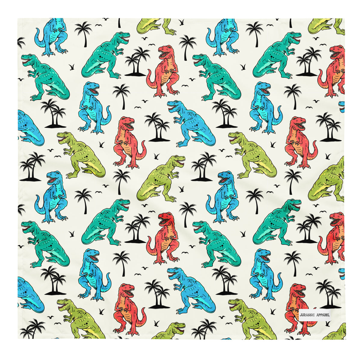 Colorful T-Rex - Dinosaur Bandana