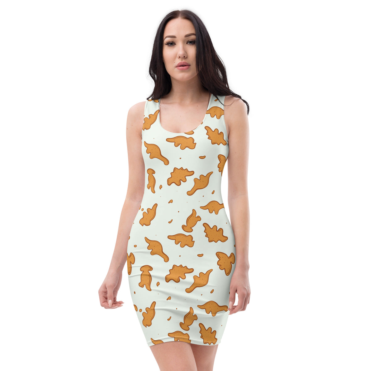 Dinosaur Nuggies - Women&#39;s Bodycon Dress