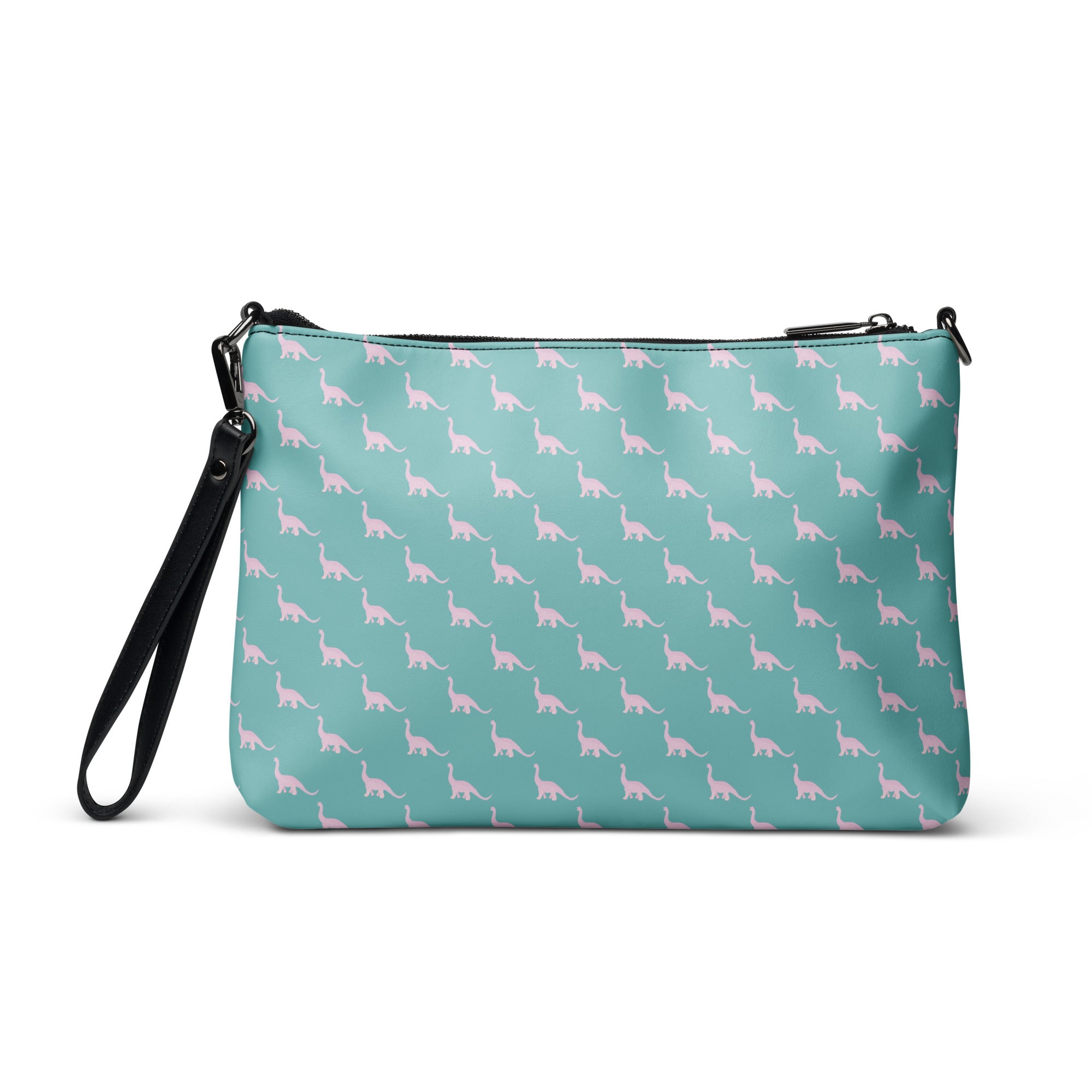 Pink and Green Brontosaurus - Dinosaur Purse