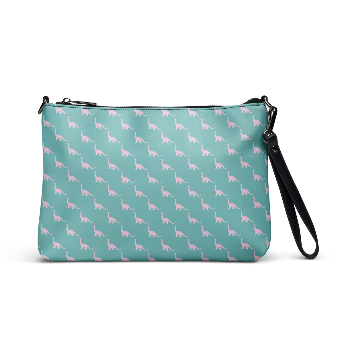 Pink and Green Brontosaurus - Dinosaur Purse