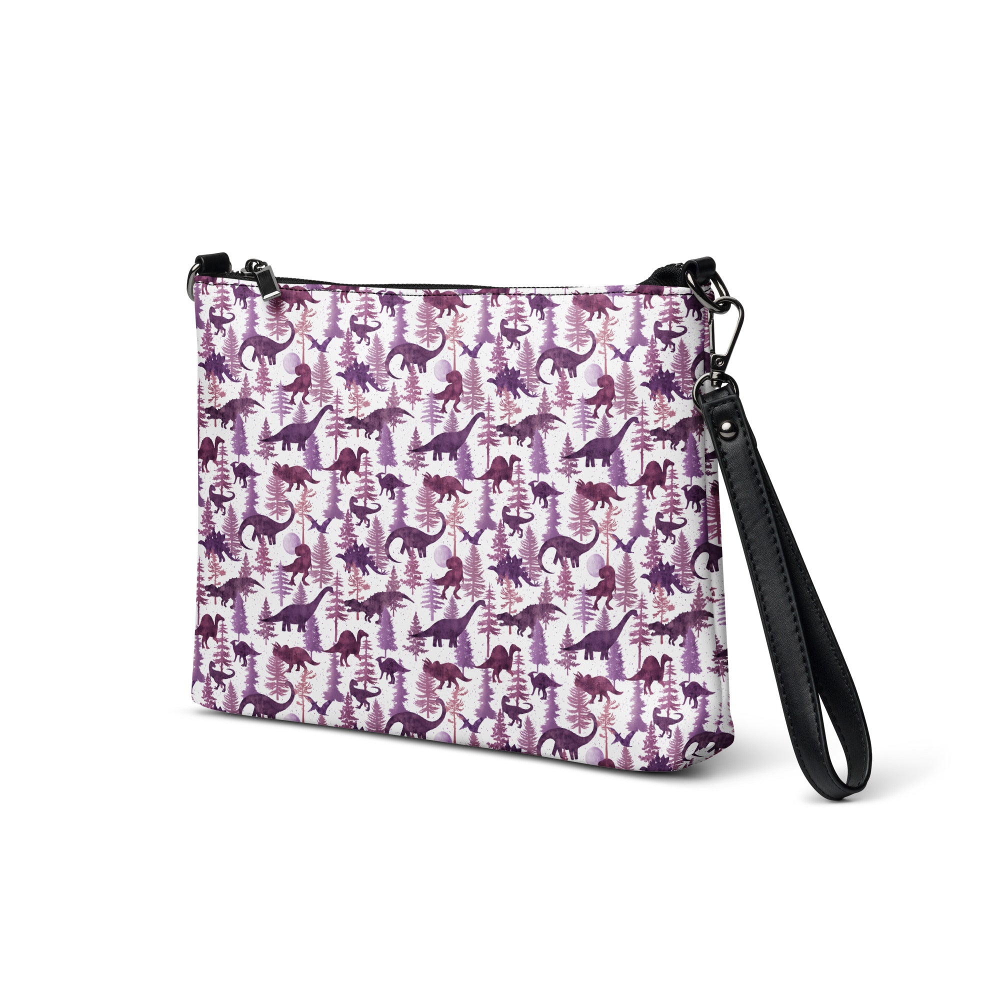 Purple Dino Forest - Dinosaur Purse